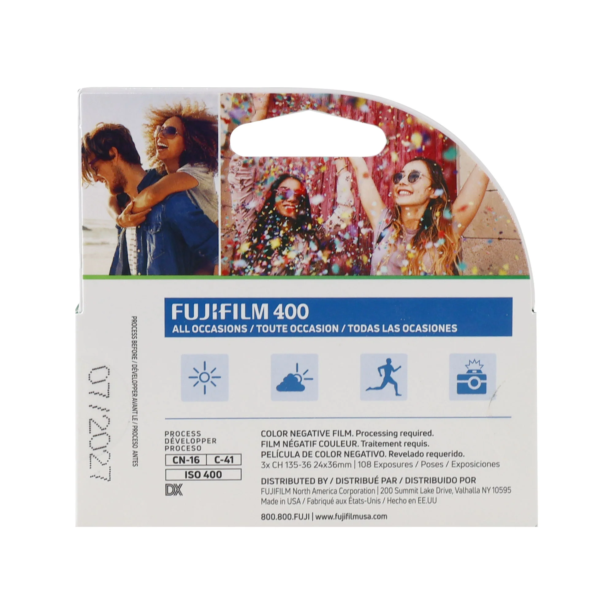 10x Fujifilm 400 Color Negative 35mm Film (36 Exposures) - 3 Pack - Image 3