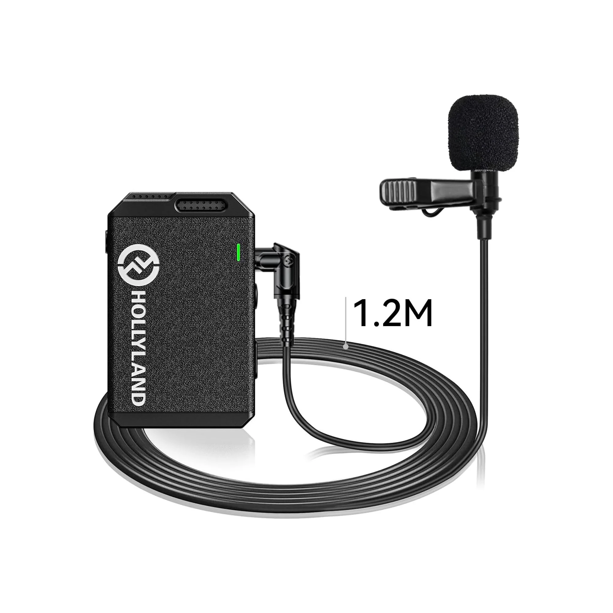 10x Hollyland External Clip On Lavalier Microphone with 3.5mm Audio Jack, Compatible with Lark Max Microphone System-Black - Image 5