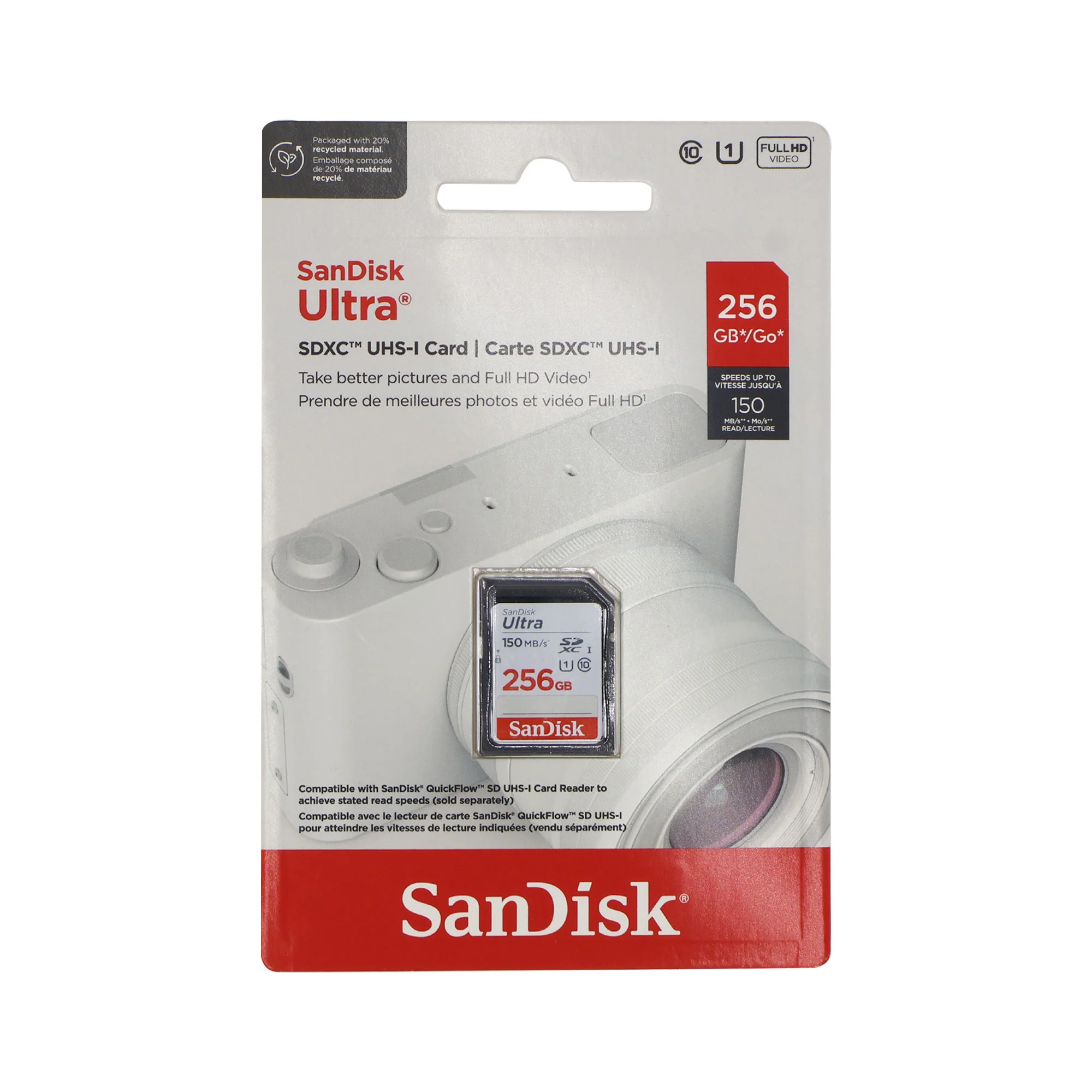 10x Sandisk 256GB Ultra SDXC UHS-I Memory Card - Up to 150MB/s - Image 2