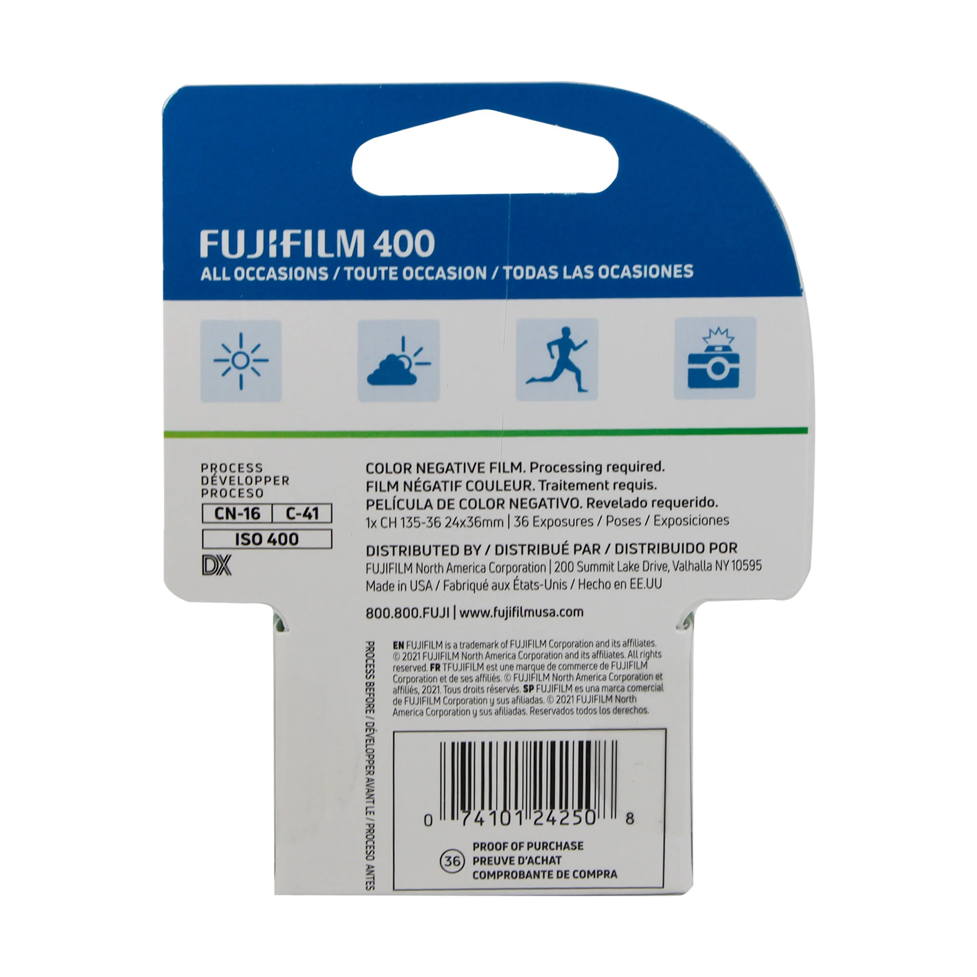 2x FUJIFILM 400 Color Negative Film (35mm Roll Film, 36 Exposures) with 2x Ilford HP5 Plus Black and White Negative Film (35mm Roll Film, 36 Exposures) - Image 9