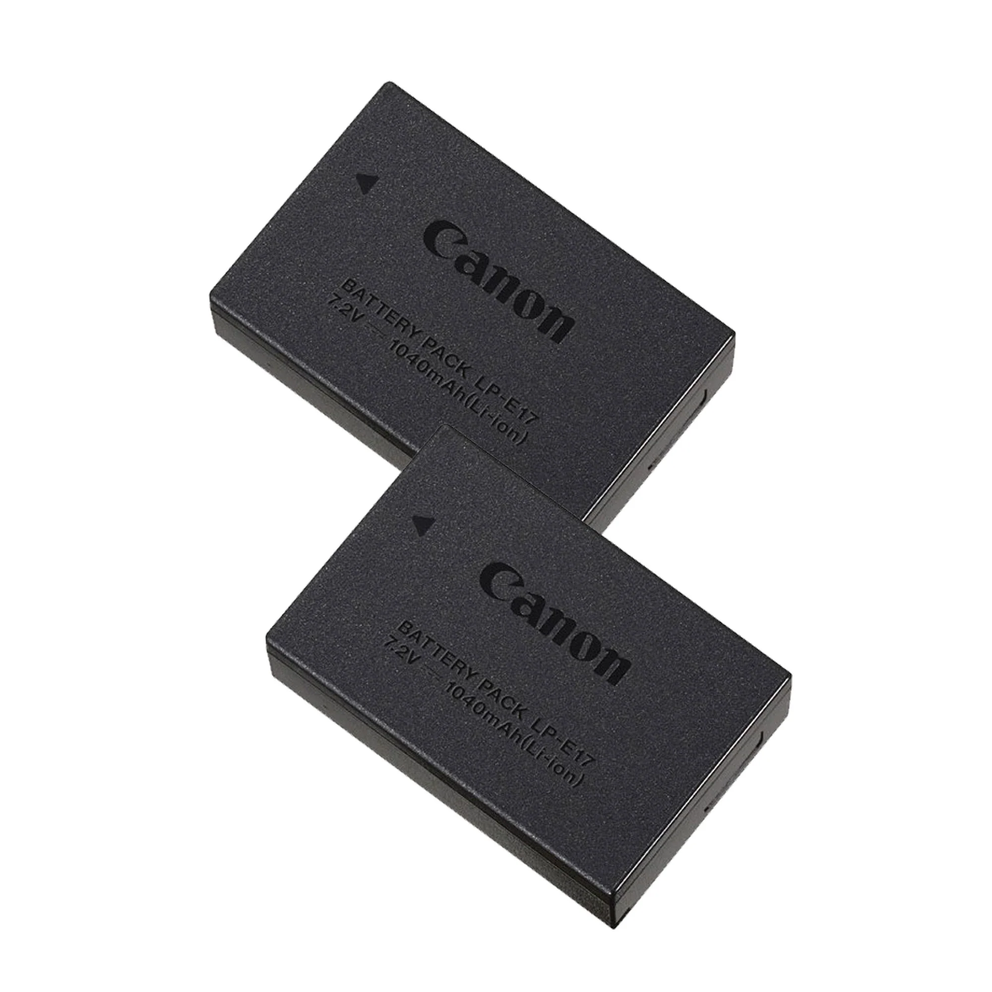 2-Pack Genuine Canon LP-E17 Battery for Canon EOS Rebel SL3, T7i, T6i, T6s, SL2, EOS RP, M6, M6 Mark II, M5, M3, 77D