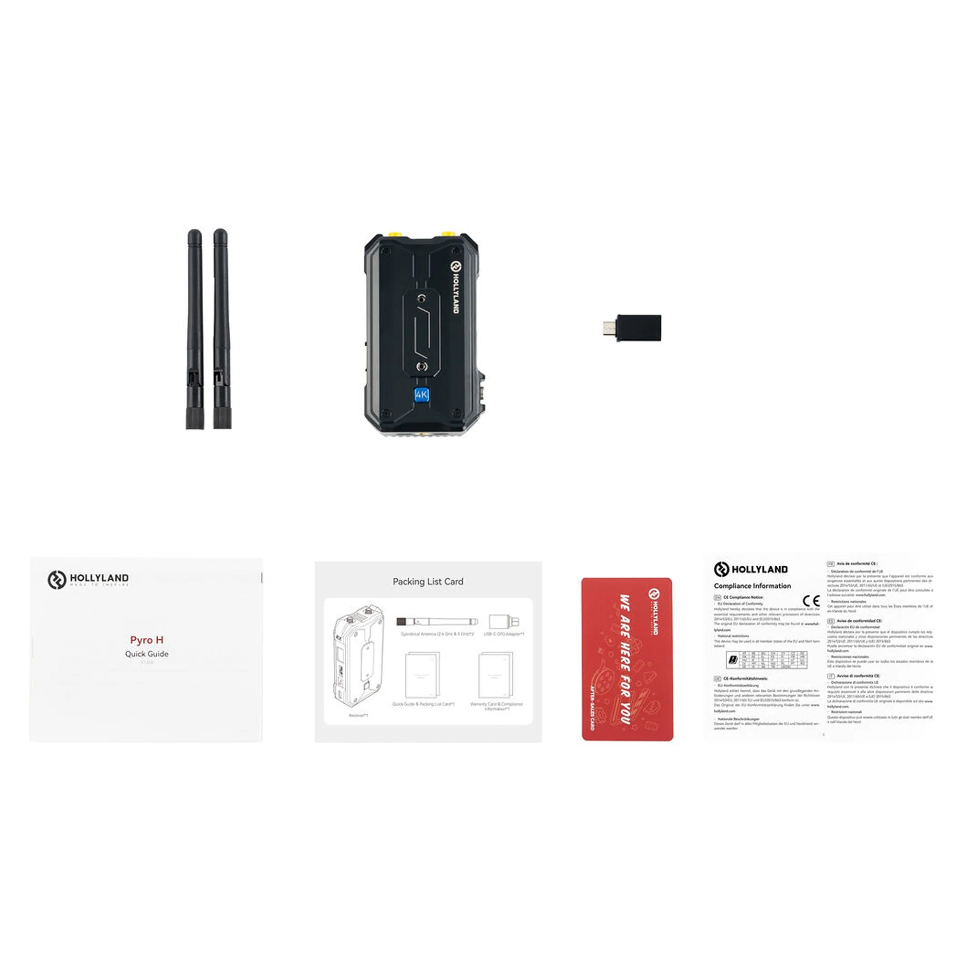 2x Hollyland Pyro H RX 4K HDMI Wireless Video Receiver with Video Transmitter - Image 9