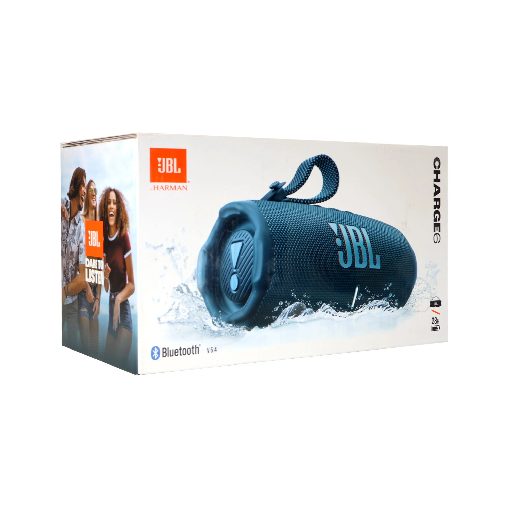 2x JBL Charge 6 Portable Waterproof Bluetooth Speaker (Blue) - Image 7