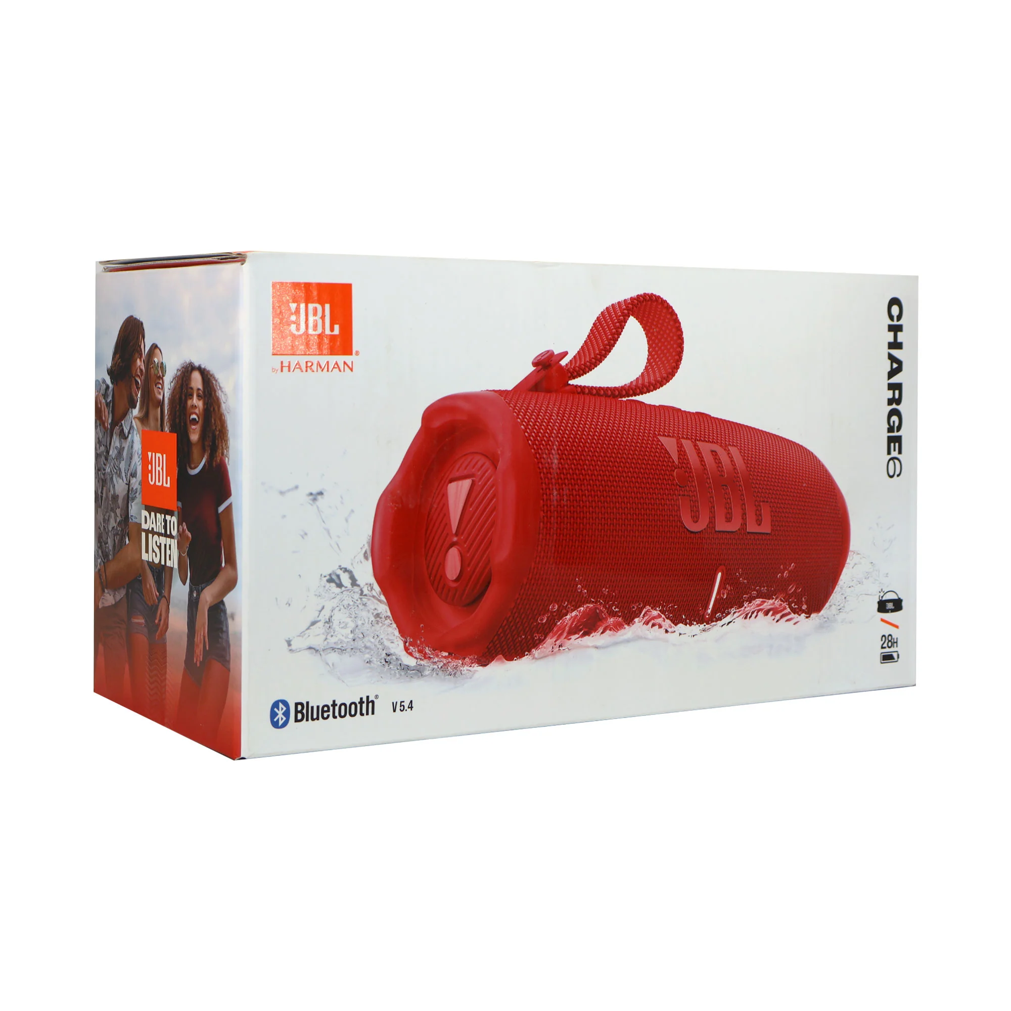 2x JBL Charge 6 Portable Waterproof Bluetooth Speaker (Red) - Image 10