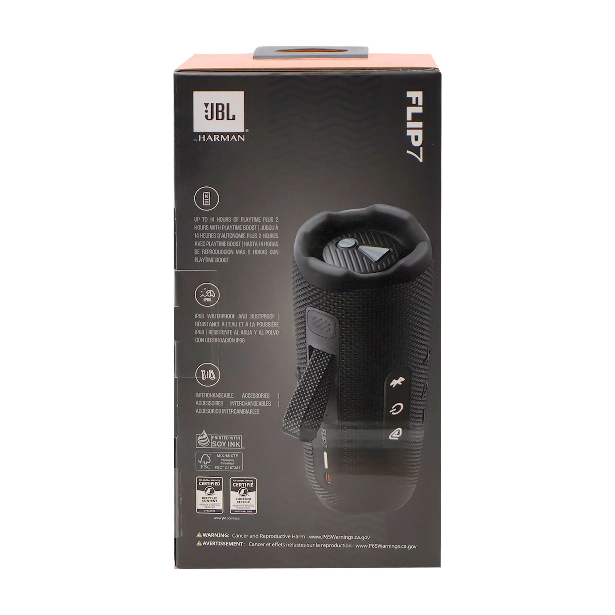 2x JBL Flip 7 Portable Waterproof Bluetooth Speaker (Black) - Image 5