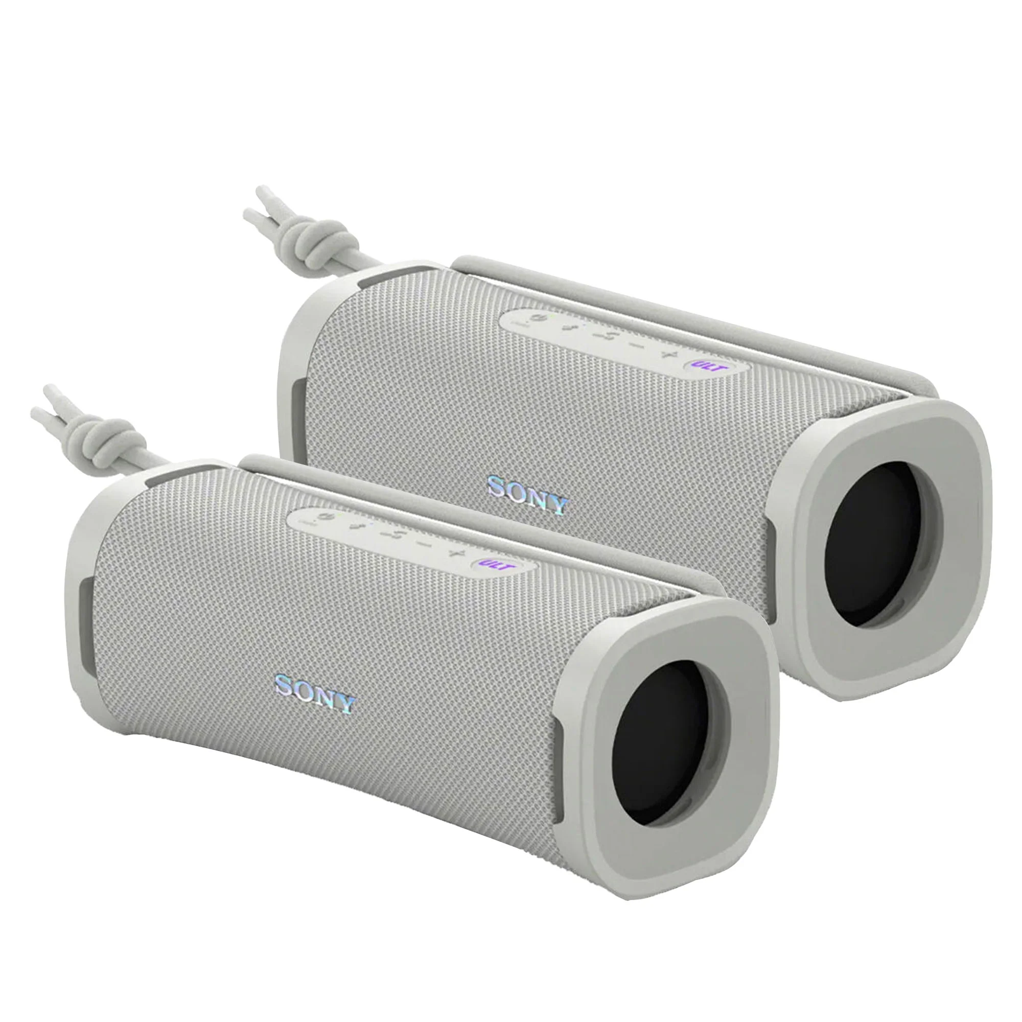 2x Sony ULT FIELD 1 Wireless Bluetooth Speakers Off-White - Open Box, Portable, Bass