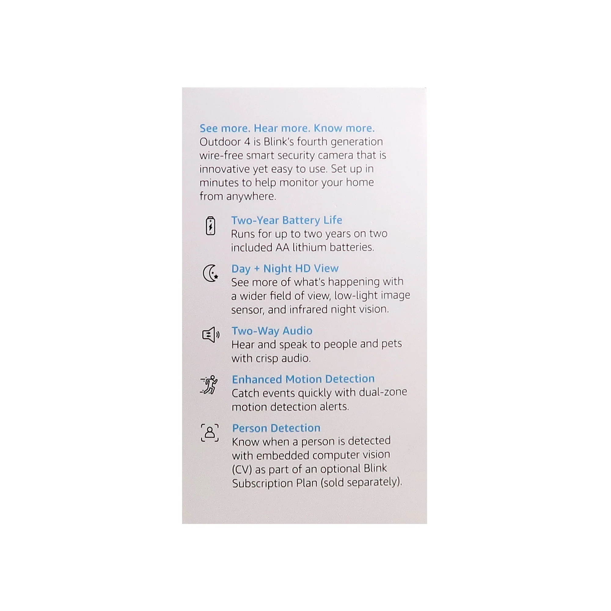 3 Sets Blink Outdoor 4 Wireless Smart Security Camera - 3 Camera System (4th Gen) - Image 11