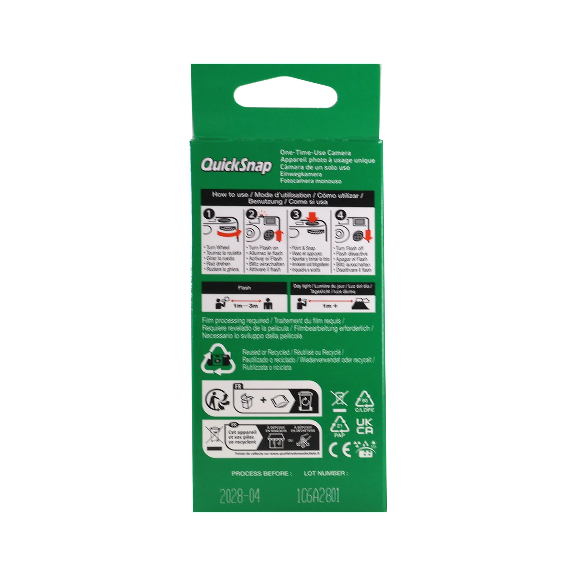 3x Fujifilm QuickSnap Flash 400 One-Time-Use Disposable Camera (27 Exposures) - Image 3
