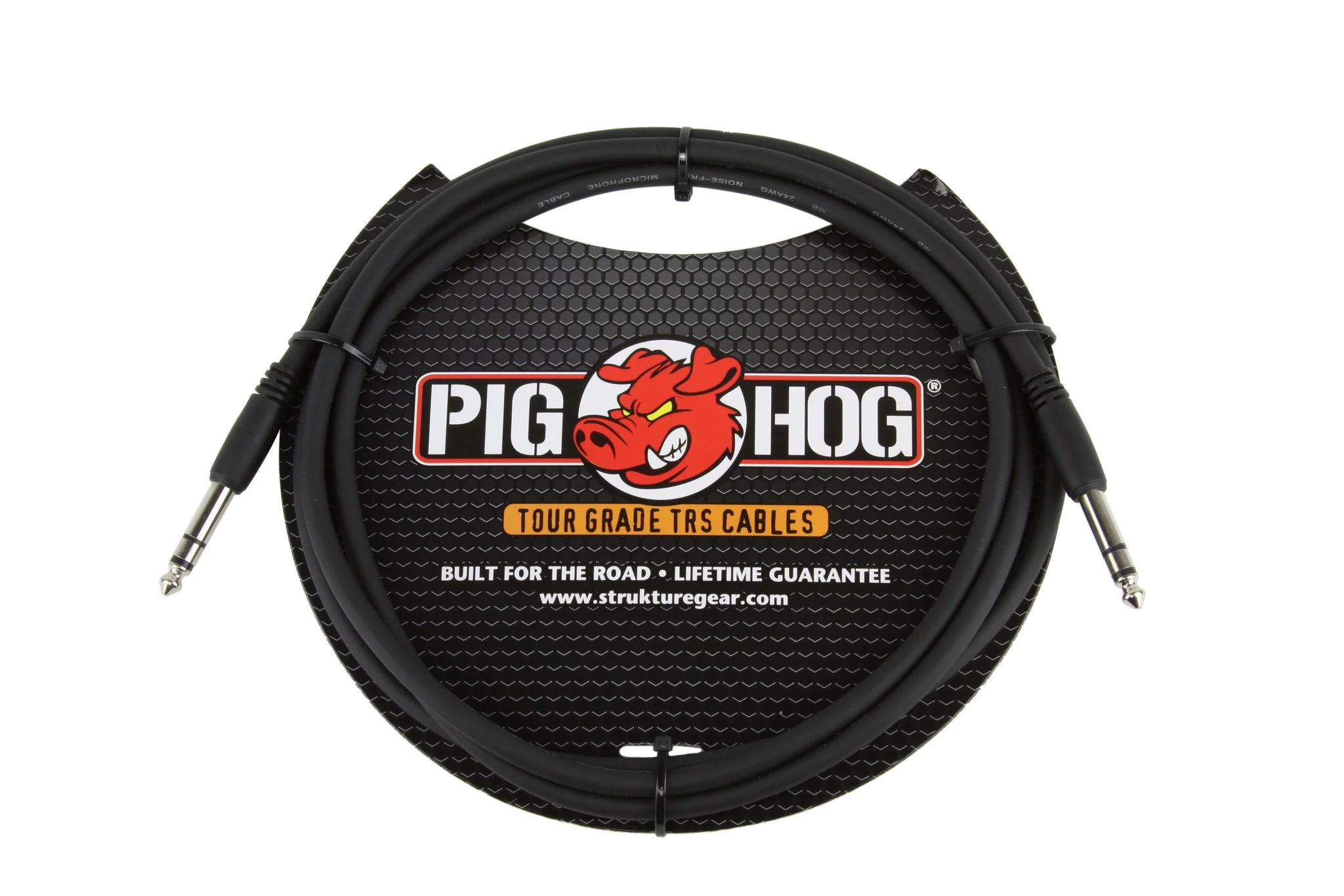 3x Pig Hog PTRS06 High Performance 1/4" TRS Instrument Cable, 6 Feet - Image 2