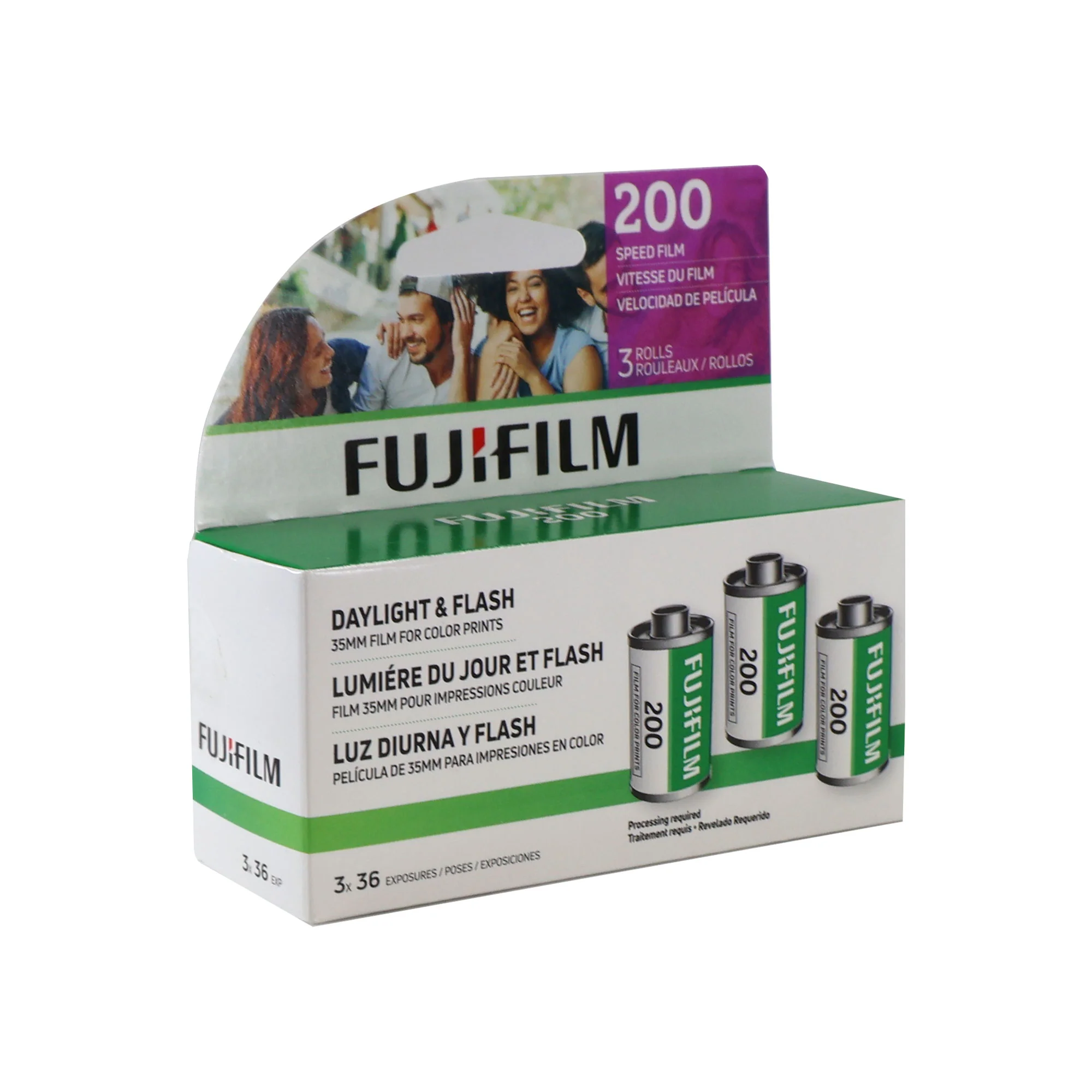 5x Fujifilm 200 Color Negative 35mm Film (36 Exposures) - 3 Pack - Image 2
