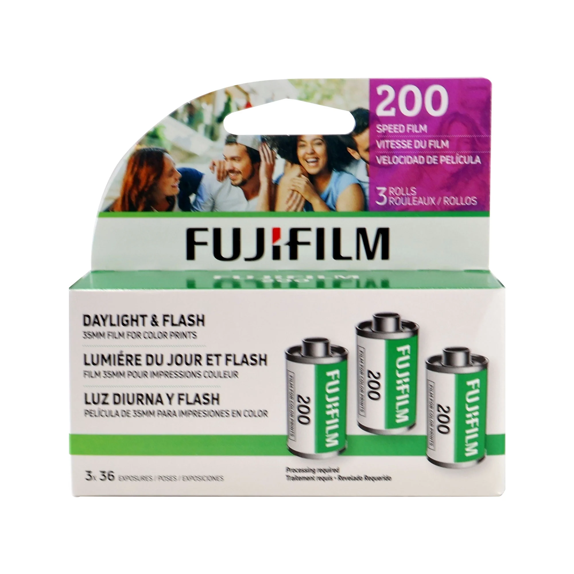 5x Fujifilm 200 Color Negative 35mm Film (36 Exposures) - 3 Pack - Image 3