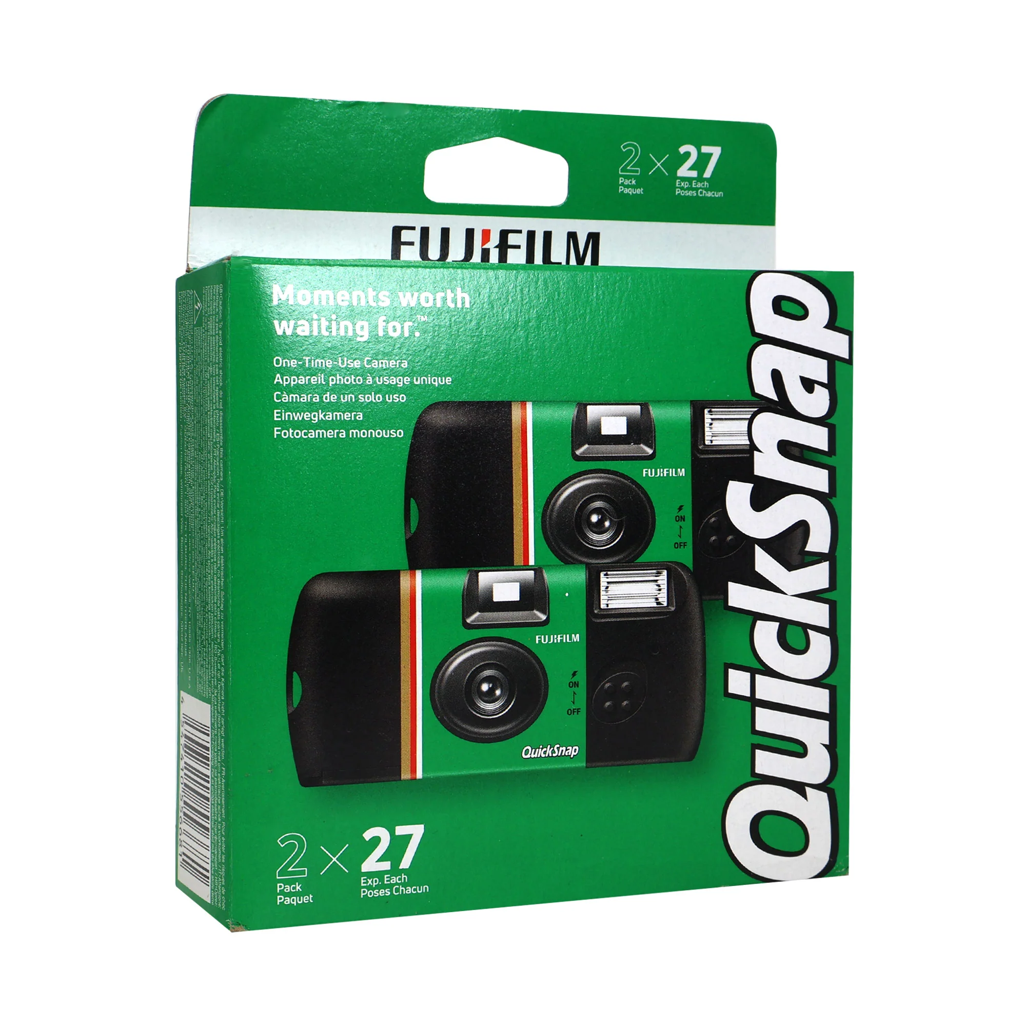 5x FUJIFILM QuickSnap Flash 400 One-Time-Use Disposable Camera (27 Exposures, 2-Pack) - Image 2