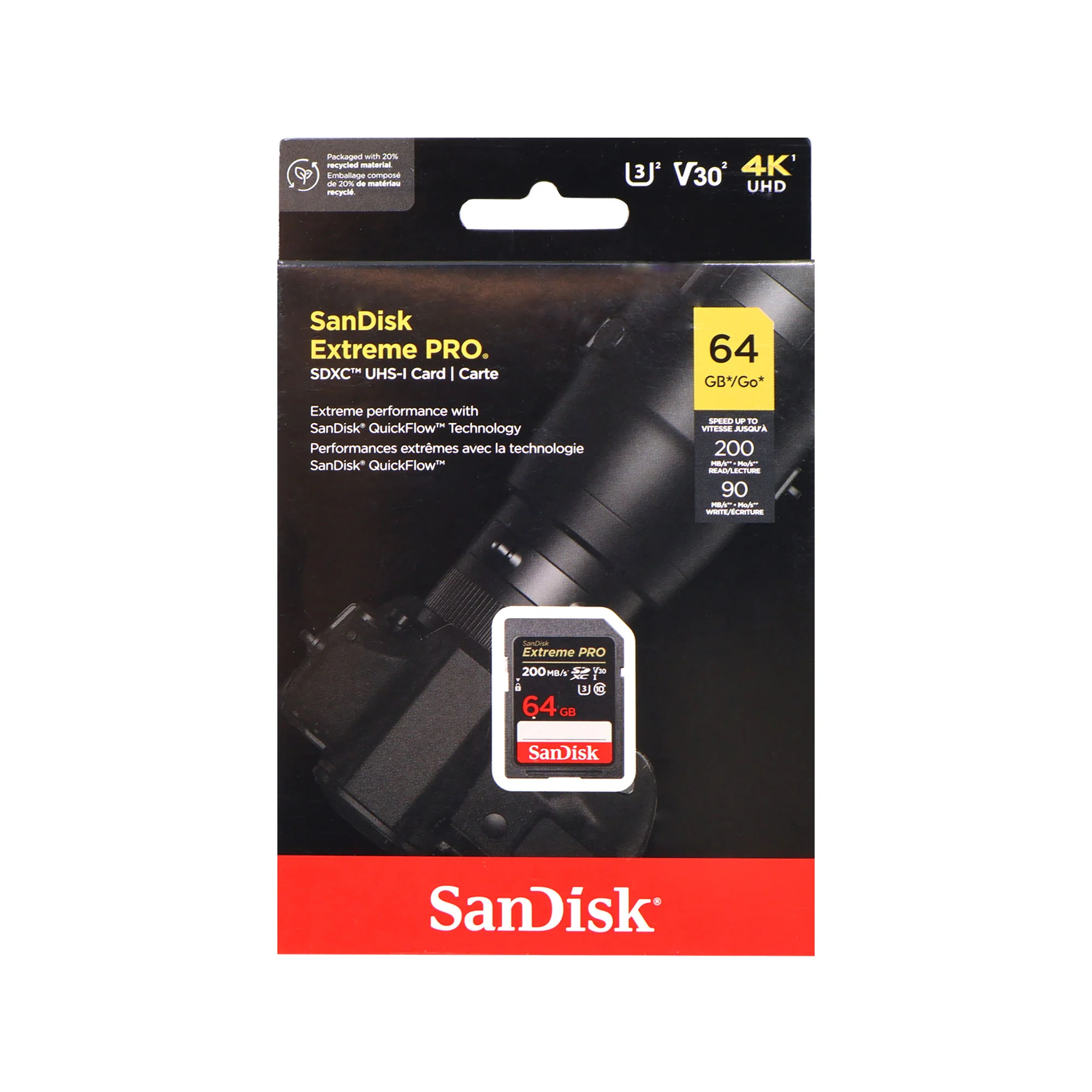 5x Sandisk 64GB Extreme PRO SDXC UHS-I Memory Card - Image 2