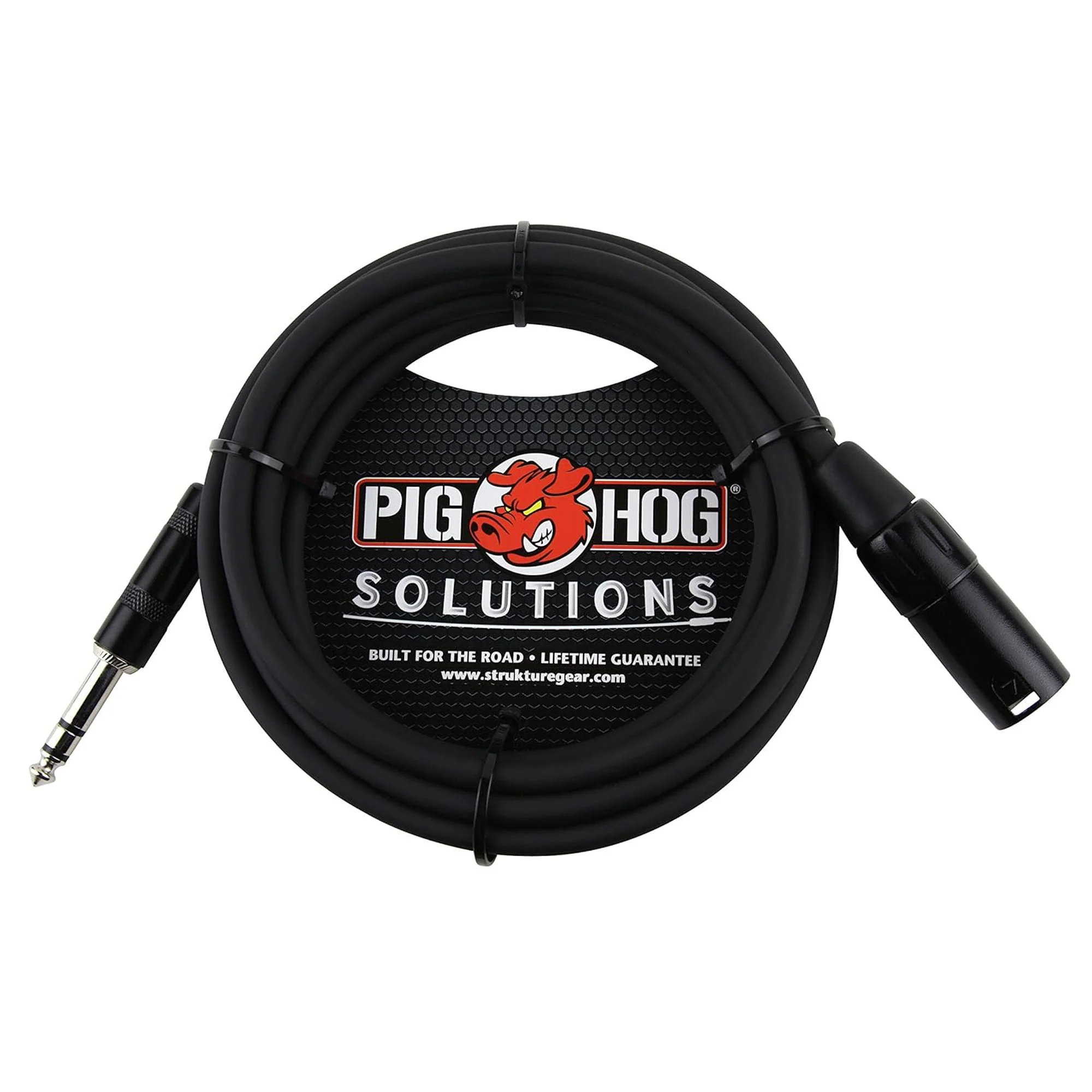 6x Pig Hog 1/4" TRS to XLR Balance Adaptor Cable, 15 Feet PX-TMXM15 - Image 2