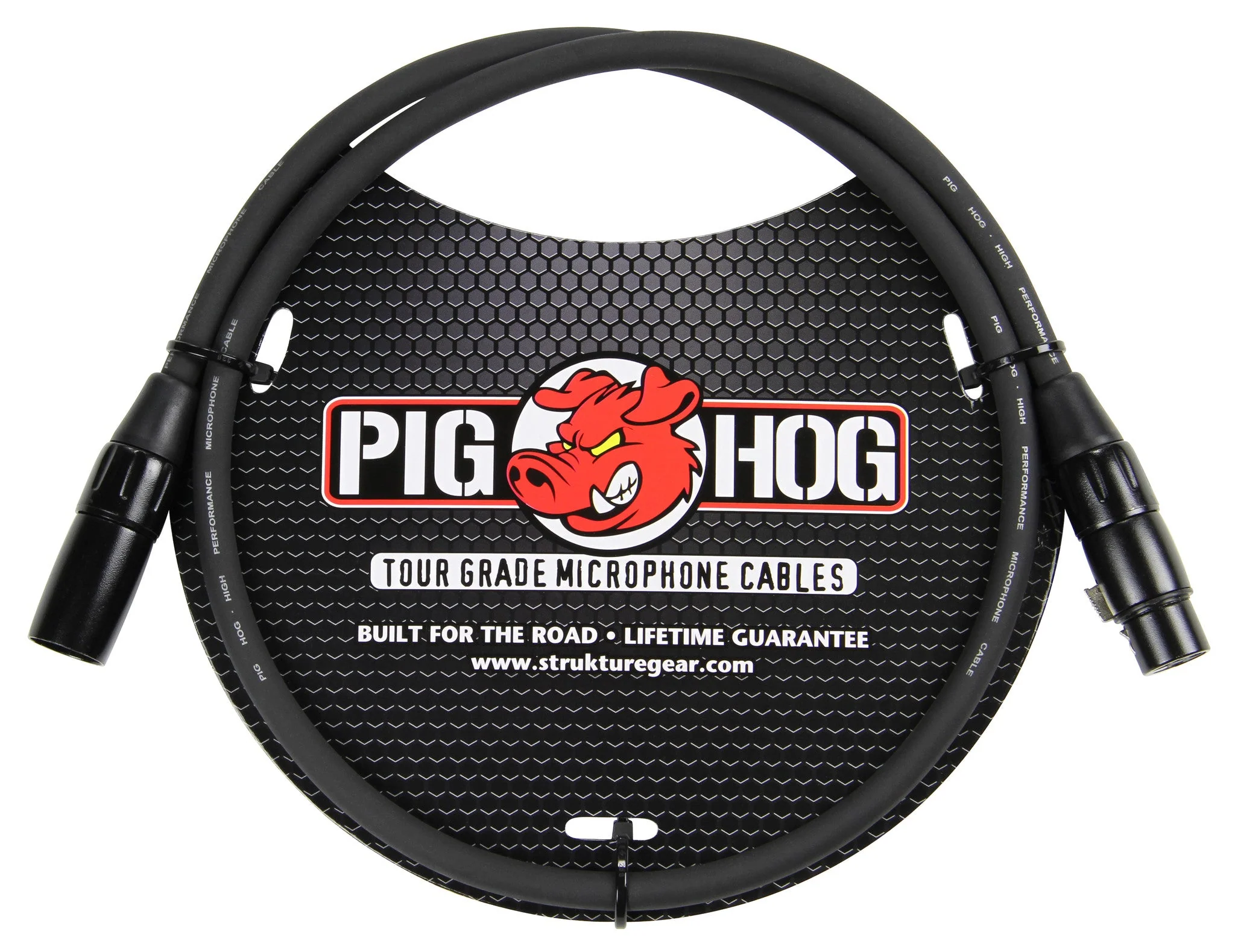 6x Pig Hog 8mm XLR Microphone Cable Male to Female 3 Ft Fully Balanced Premium Mic Cable + Zoom XLR-6c Color ID Rings for Microphone Cables (6 Pairs) - Image 3