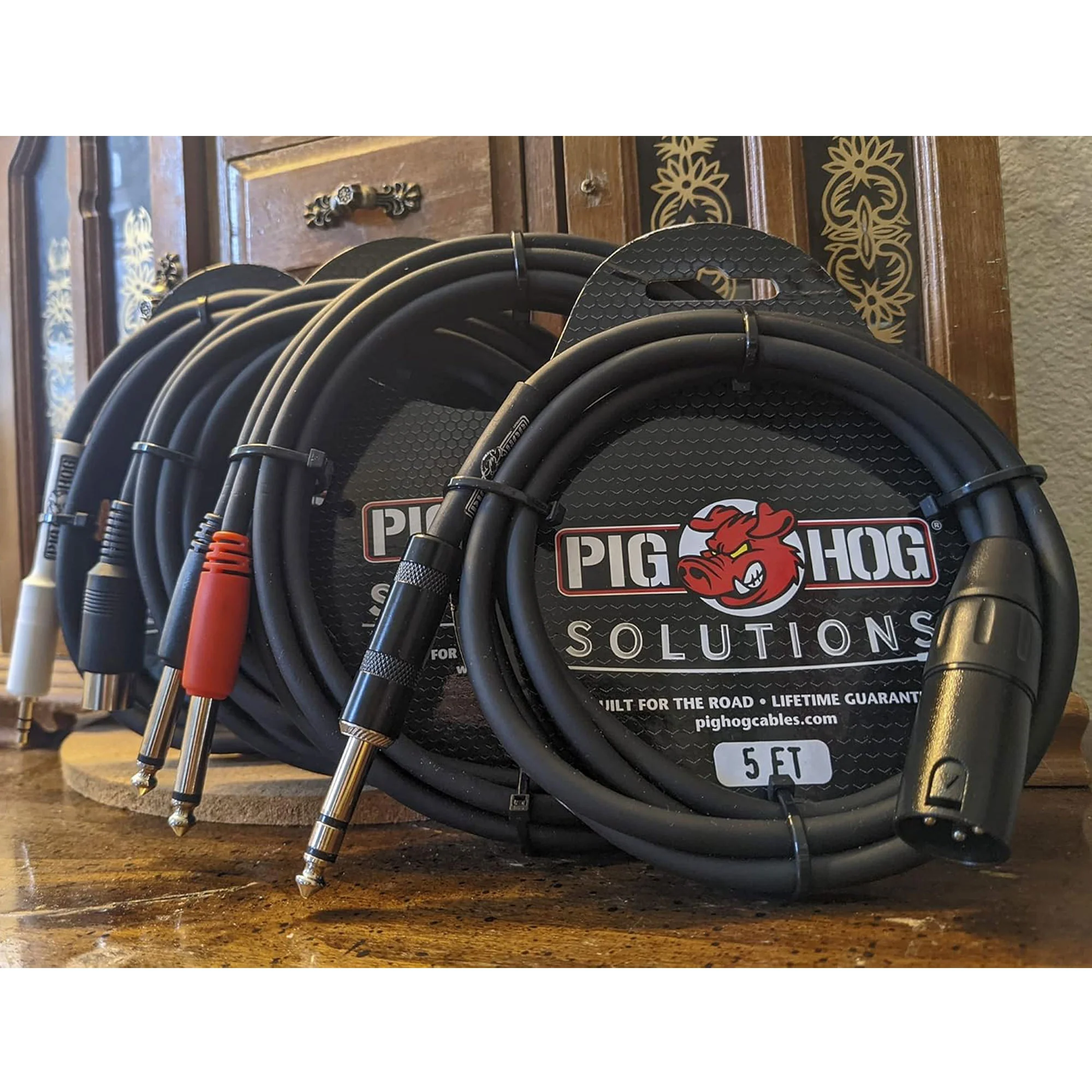 8x Pig Hog 1/4" TRS to XLR Balance Adaptor Cable, 25 Feet PX-TMXM25 - Image 3