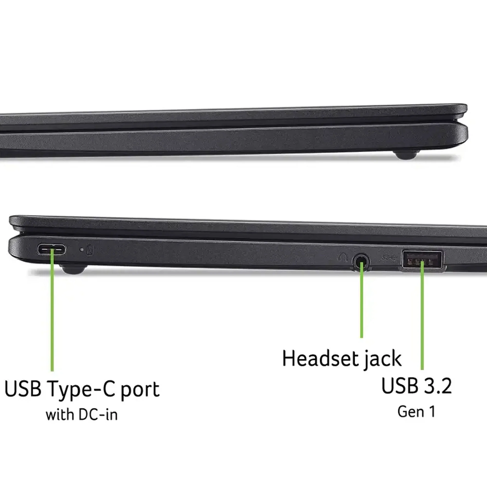 Acer Chromebook 311 11.6" HD Laptop Intel Celeron N4500, 4GB Memory, 64GB eMMC - Star Black with Sennheiser Professional MKE 200 Mobile Kit and 64GB SDXC Card - Image 2