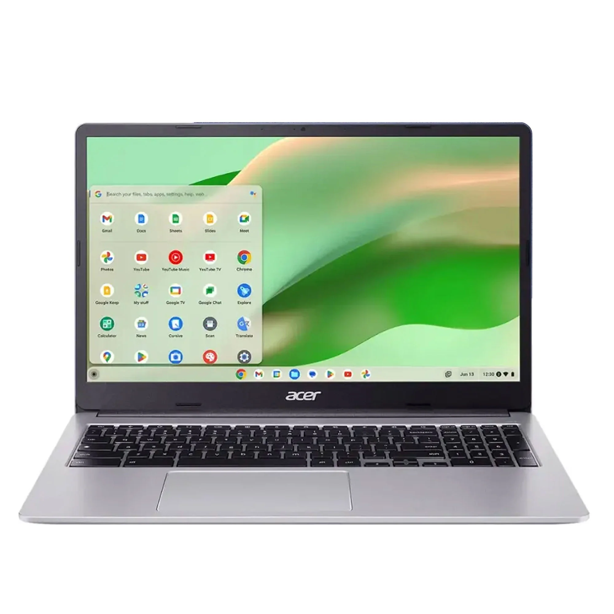 Acer Chromebook 315 15.6" Full HD Laptop - Intel Celeron N4500, 4GB LPDDR4X, 64GB eMMC (Sparkly Silver) with Protective Case + Cables - Image 9