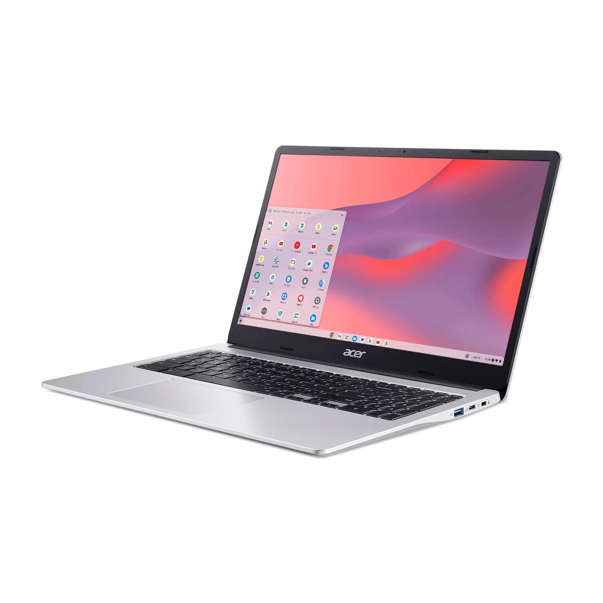 Acer Chromebook 315 15.6 inch Laptop Intel Processor N4500 4GB RAM 64GB eMMC Pure Silver - Image 4