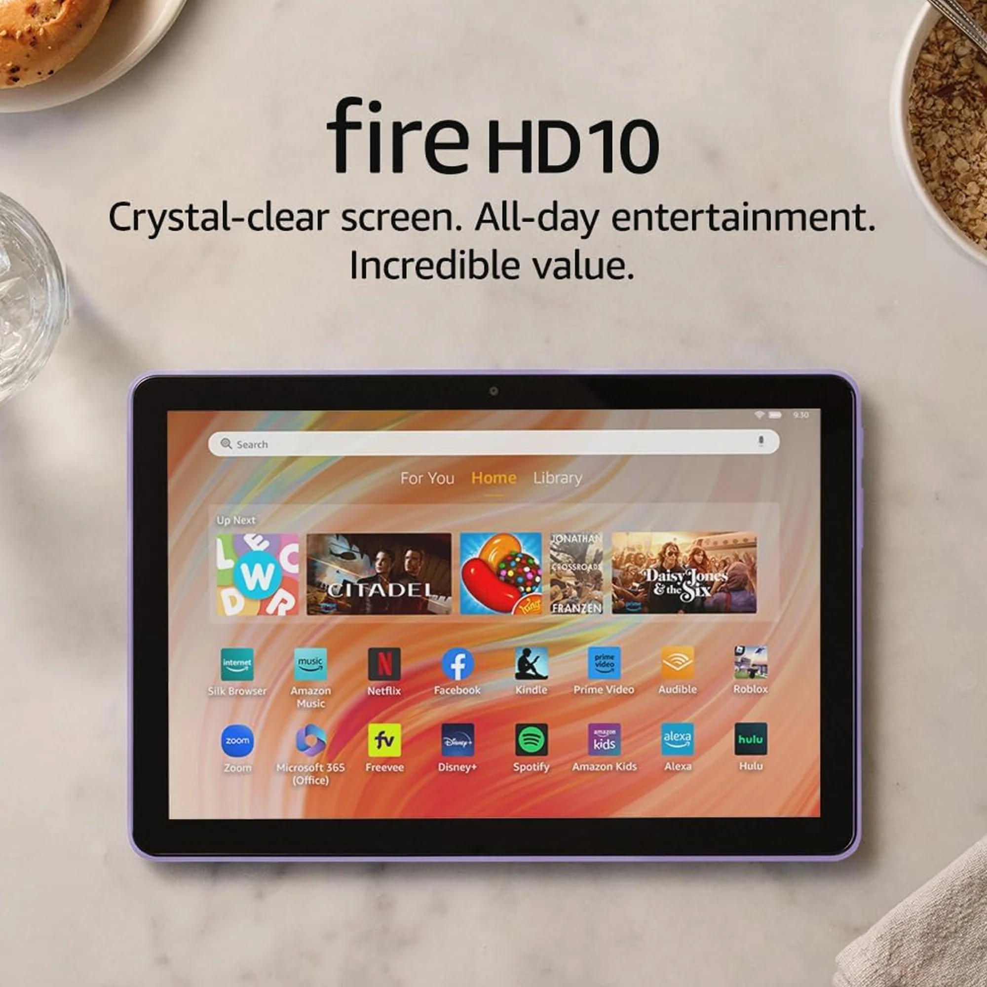 Amazon Fire HD 10 10.1" 32GB Wi-Fi Tablet, 13th Generation, Vibrant Full HD Screen, Lilac - Image 5