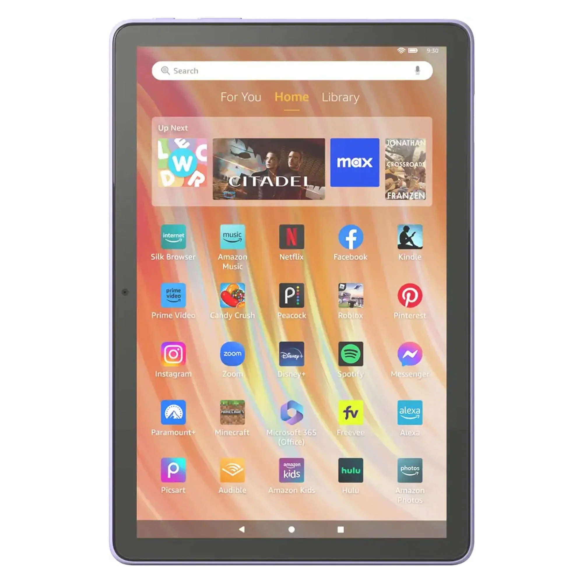 Amazon Fire HD 10 64GB 10.1" Tablet with Wi-Fi - 13th Gen (Lilac) + 256GB MicroSDXC Accessory Bundle - Image 5