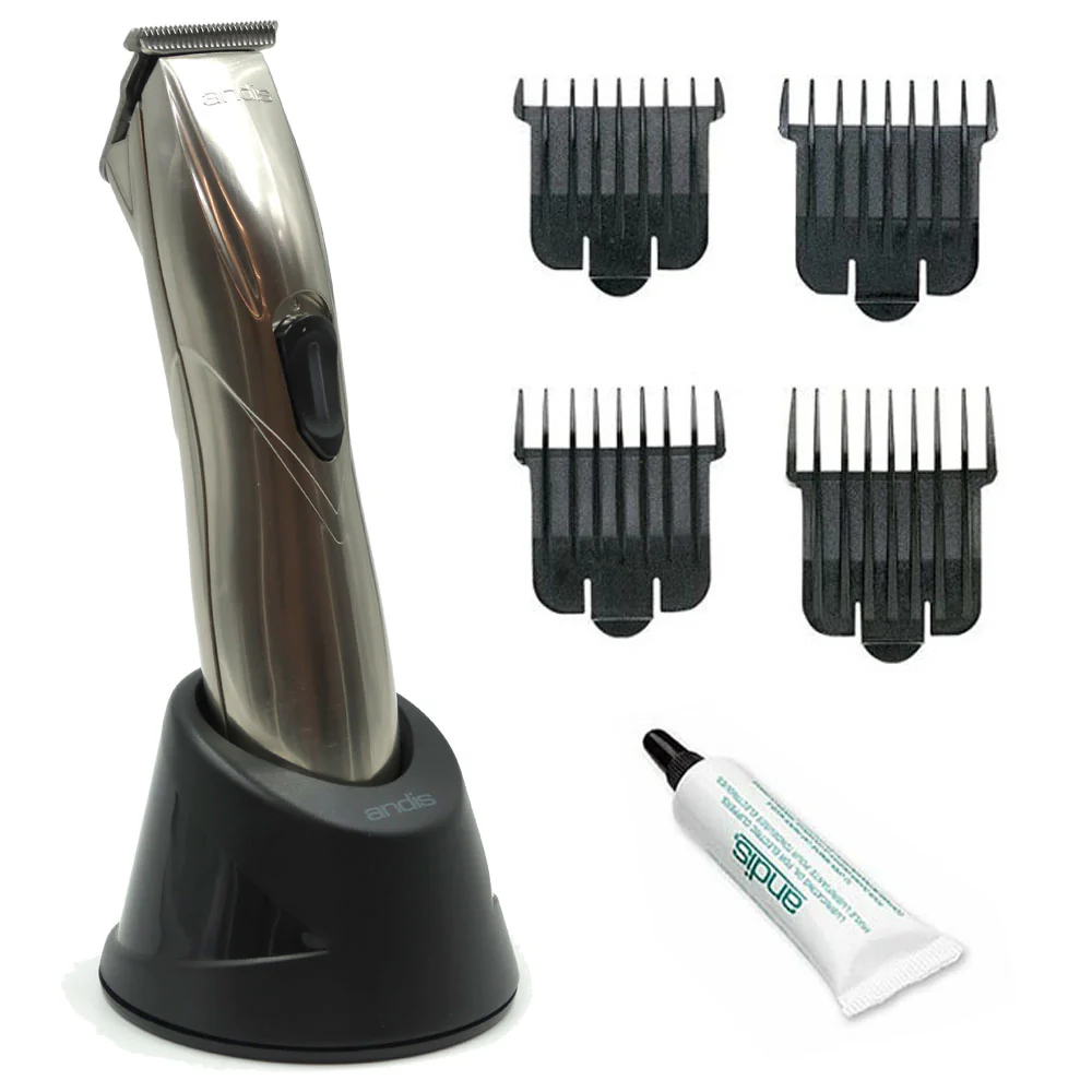 Andis Slimline Pro D-8 Li Cord / Cordless Lightweight Trimmer 32400 with Large Styling Comb - Image 2