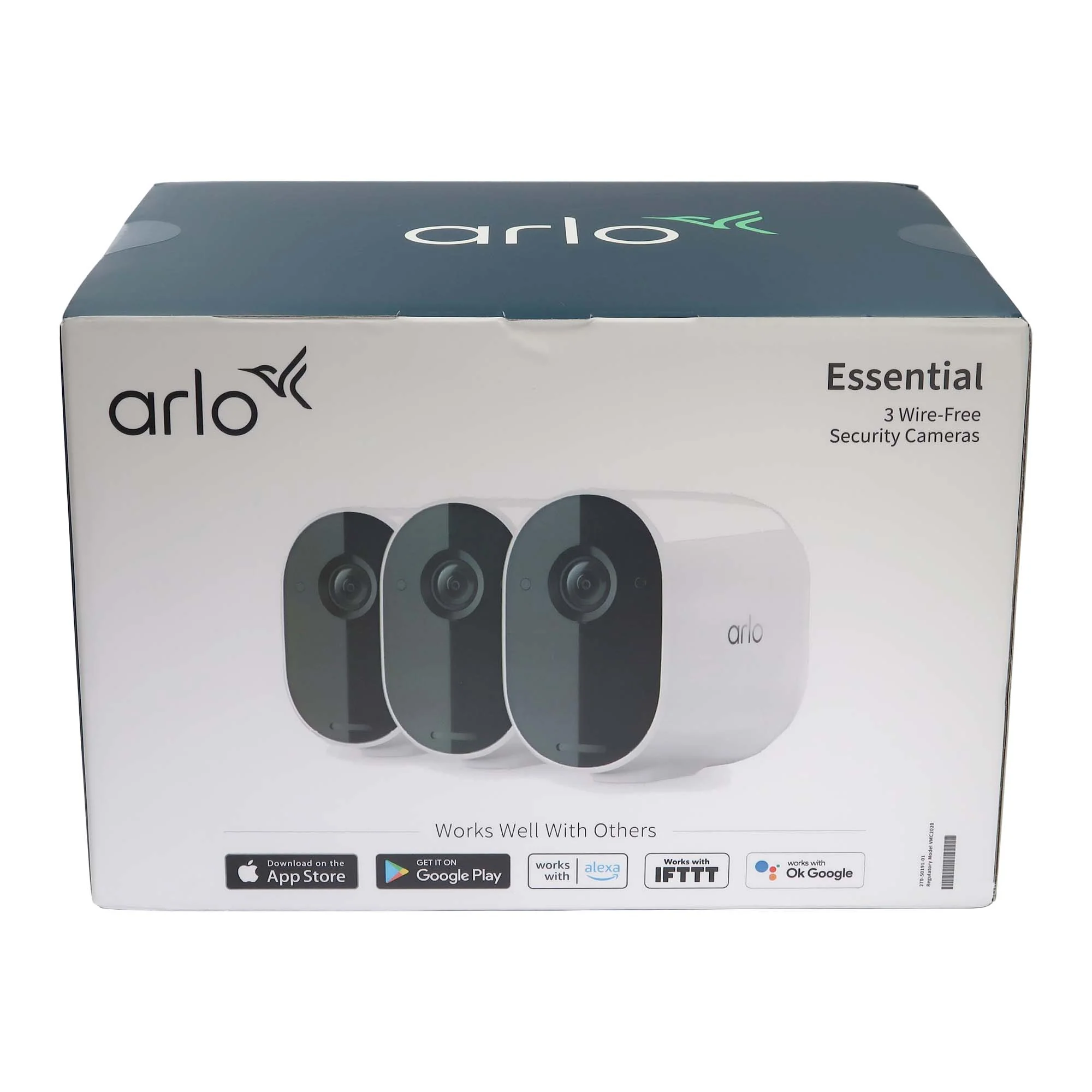 3x Arlo Essential Camera Wire-Free 1080p 2-Way Audio Rechargeable Battery Motion Indoor / Outdoor Security Camera, Works with Alexa & Google Assistant - Image 5