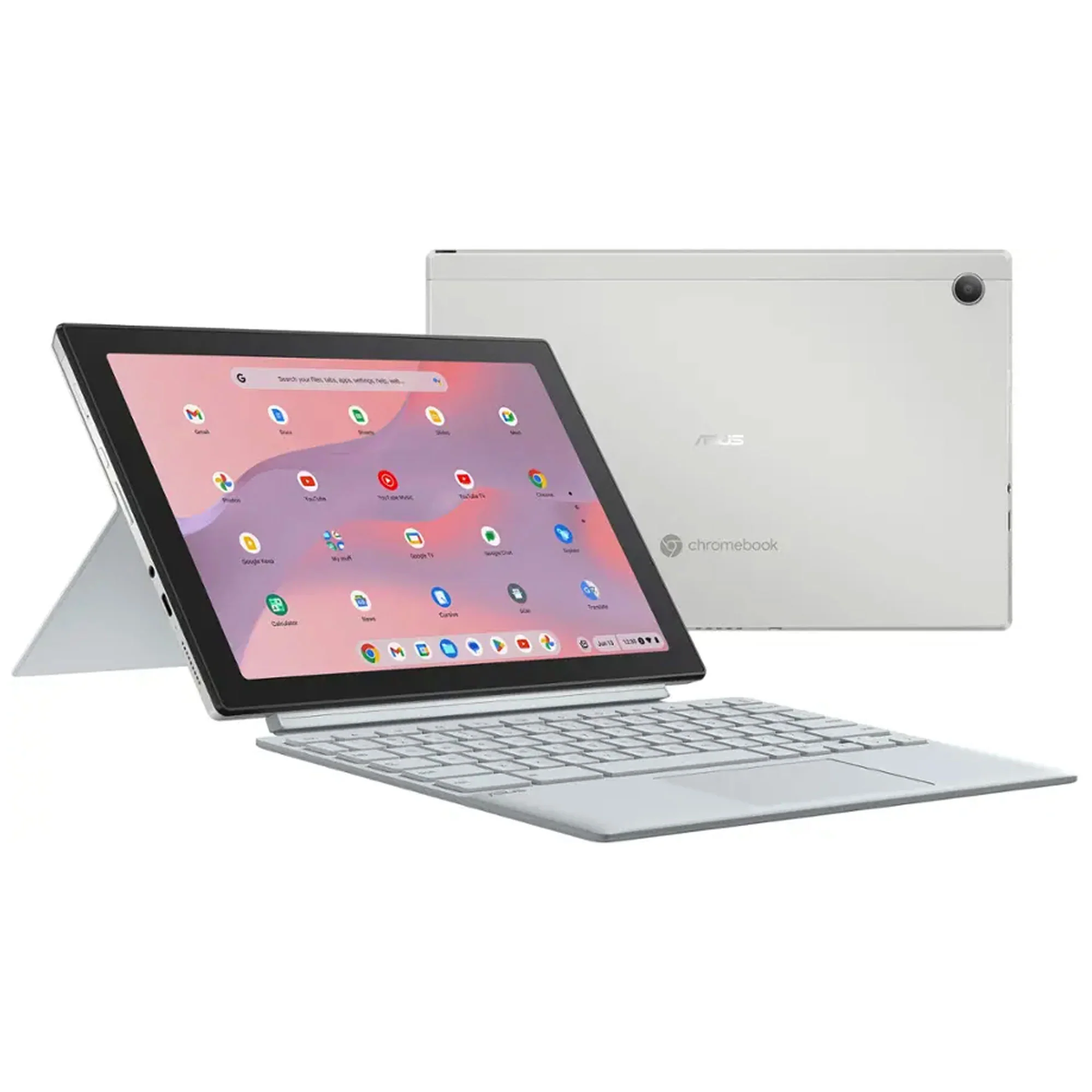 ASUS Chromebook Detachable CM3001 10.5" Laptop - MediaTek Kompanio 520 - 4GB Memory - 64GB eMMC (Fog Silver) - Image 4