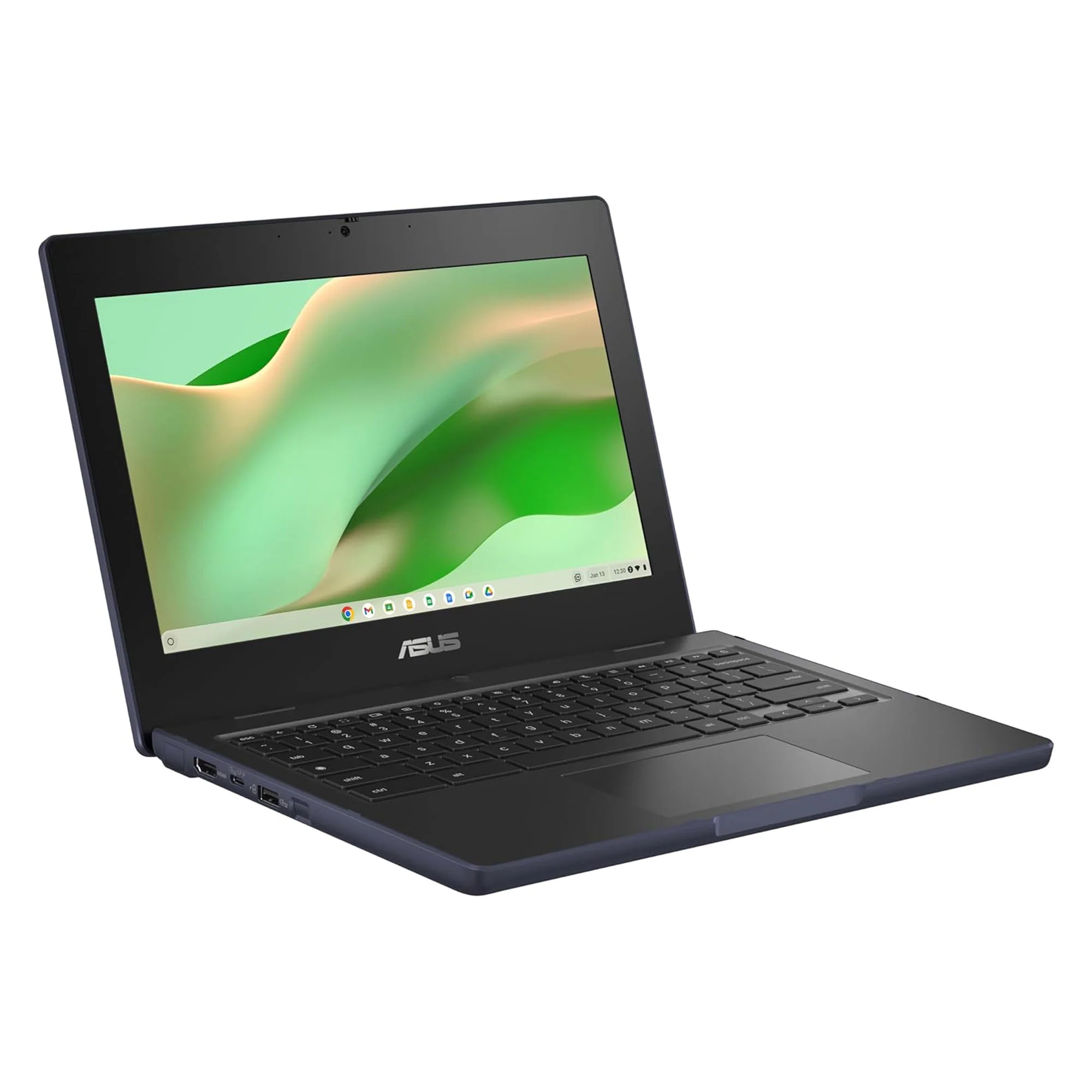 ASUS Chromebook CR11 Ruggedized Laptop, 11.6” Display, Intel Processor N100 Processor, 4GB RAM, 64GB eMMC Storage, Antimicrobial Guard, Spill-Resistant Keyboard, Mineral Grey