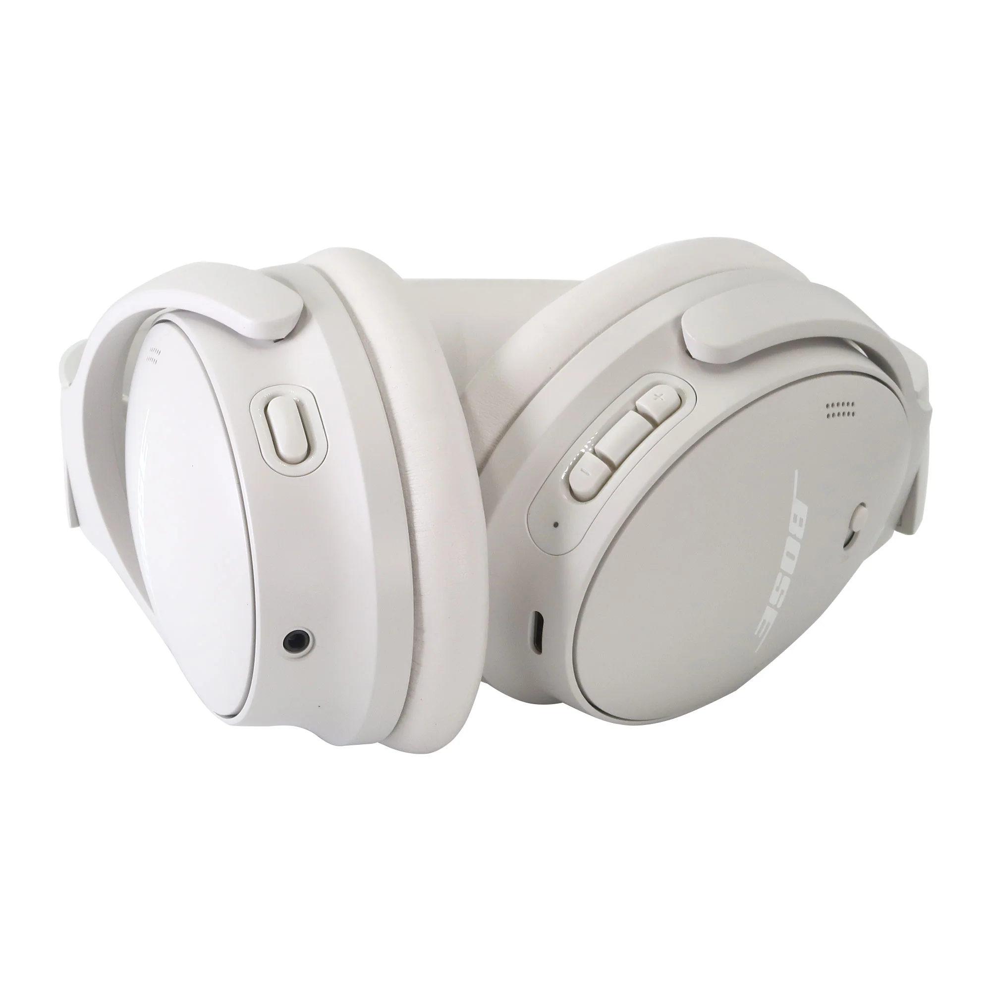 Bose QuietComfort Wireless Over-Ear Active Noise Canceling Headphones (White Smoke) with Fitness Wellness Software and 3yr Worldwide Diamond Waranty - Image 4