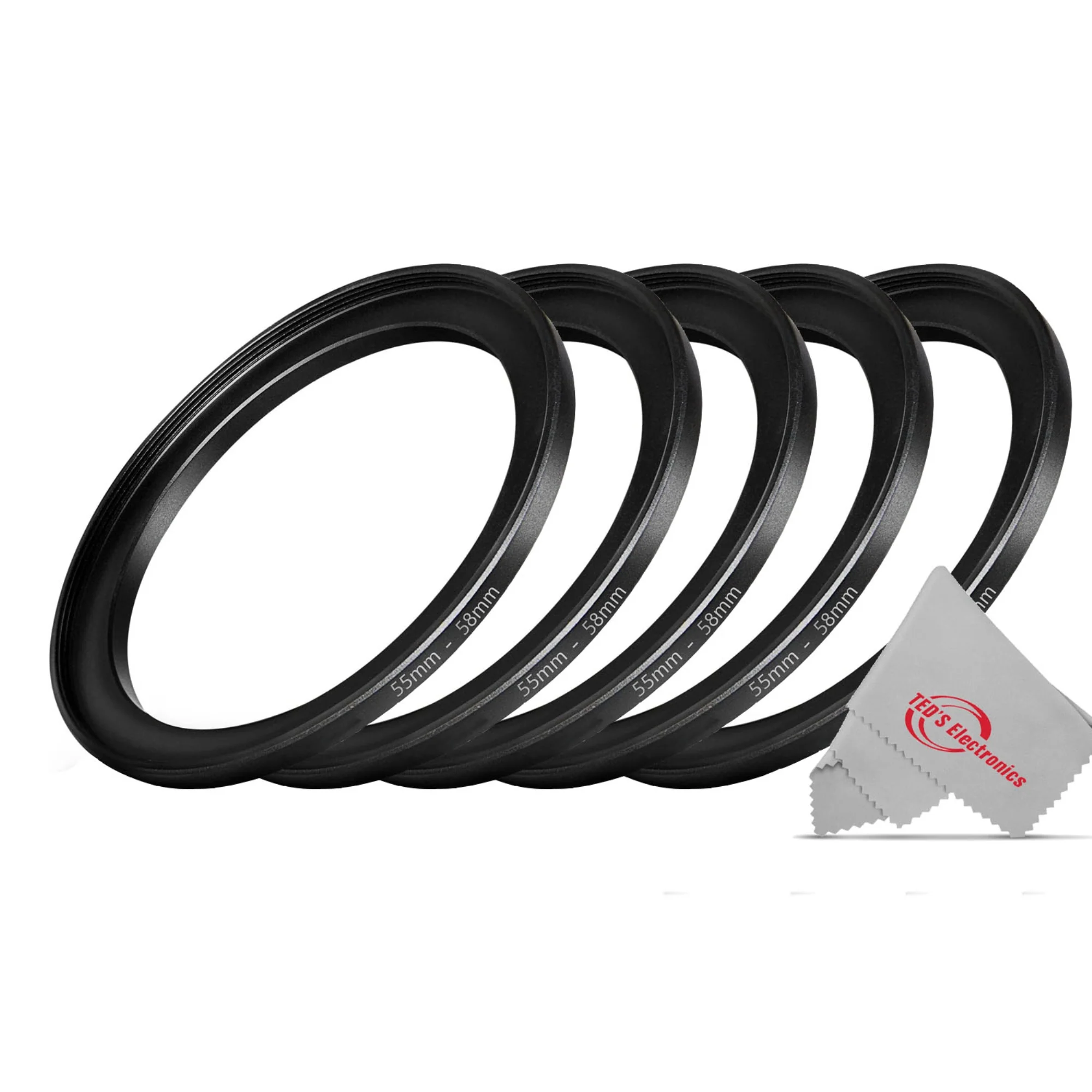 5x 55-58MM Step-Up Ring Adapter 55mm Thread Lens to 58mm Lens Accessories