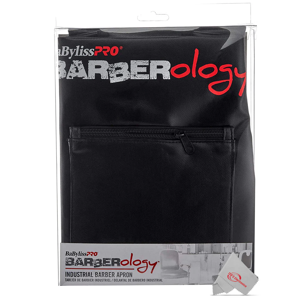 BaByliss Pro Nano Titanium 1½" Spring Curling Iron BNT150S + Babyliss Pro Barberology Industrial Barber Apron - Image 4