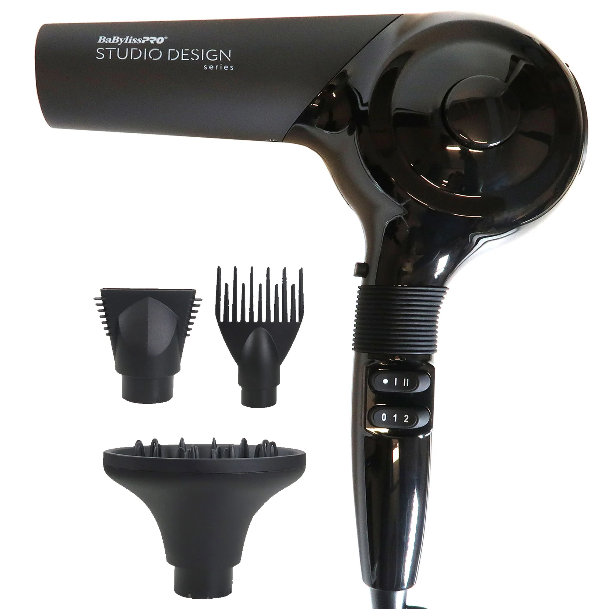 BaByliss Pro Studio Design Series Sensor Hair Dryer BCI800UC with UVFOIL UV-Disinfecting Metal Double Foil Shaver FXLFS2 - Image 3