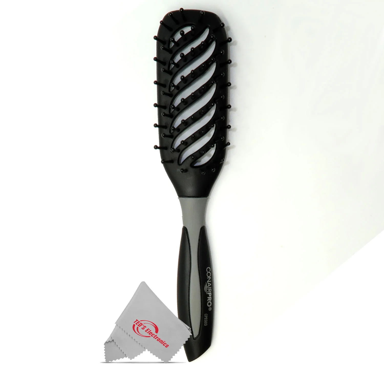 BaByliss Pro Nano Titanium 1½" Spring Curling Iron BNT150S with Conair Pro Ergo-Grip Vented Brush - Image 5