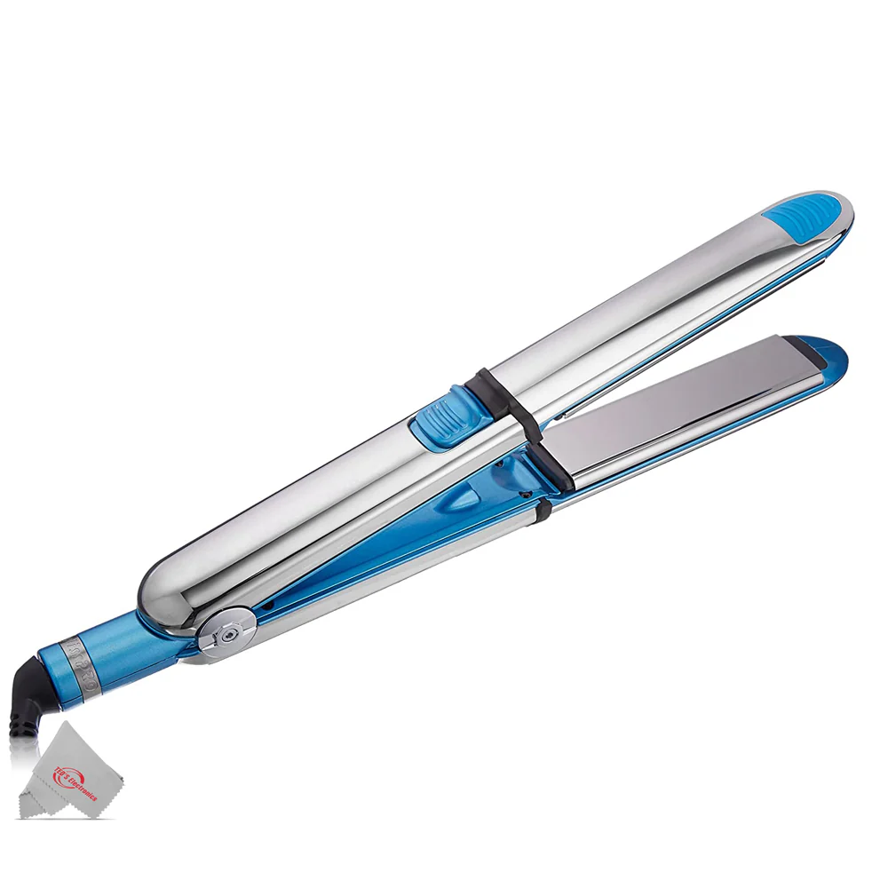 Babyliss Pro Nano Titanium 1.25" Flat Iron + Ionic Stainless Steel Mini Flat Iron 3/4" - Image 2