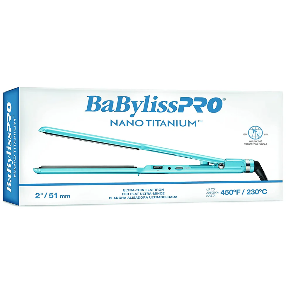 BaByliss Pro Nano Titanium 1½" Ultra Thin Straightener Flat Iron with BaByliss Pro Nano Titanium Conicurl Iron 1¼-¾" BNT125TB and 10oz Spray Bottle - Image 4