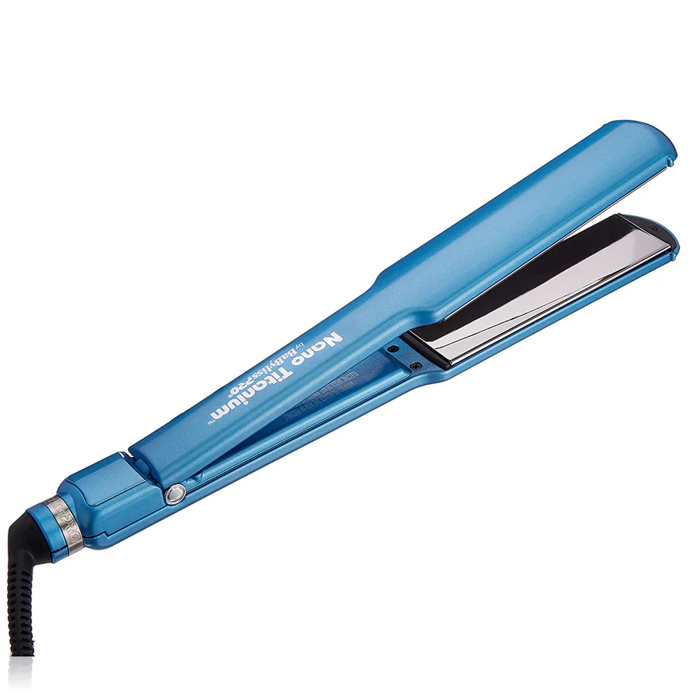 BaByliss Pro Nano Titanium 1½ " Ultra Thin Straightener Flat Iron with Conair Pro Ergo-Grip Vented Brush Collection Ergonomically Designed - Image 2