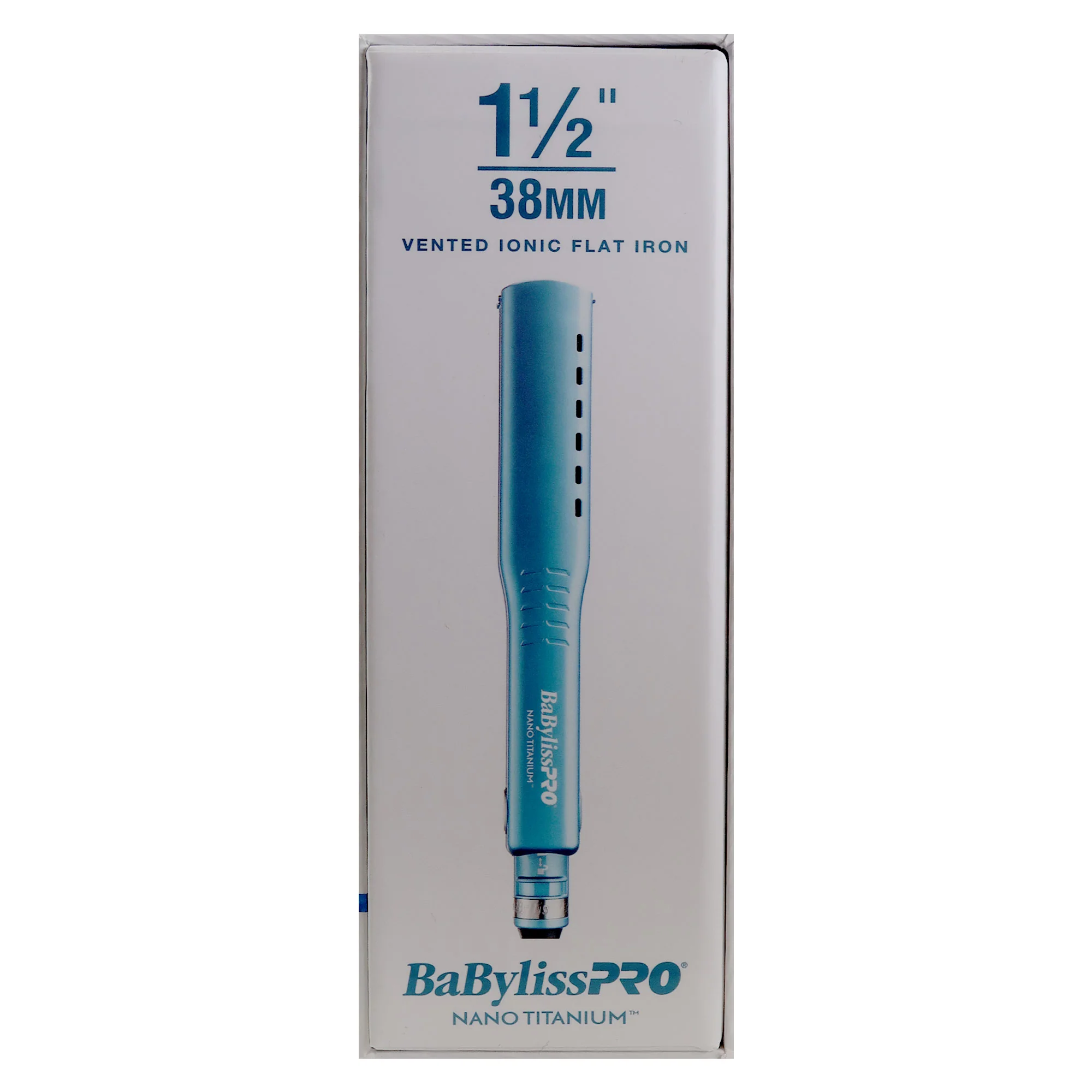 BaByliss Pro Nano Titanium Vented Ionic Flat Iron 1½" BNT4093TUC with Conair Pro Ceramic Tools Large Round Brush 2½" CPBCTR25 - Image 5