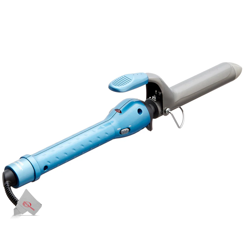 Babyliss Pro Nano Titanium Spring Curling Iron 3/4" with Studio Design Series 1.25" Crimpcurl #BCI005UC - Image 2