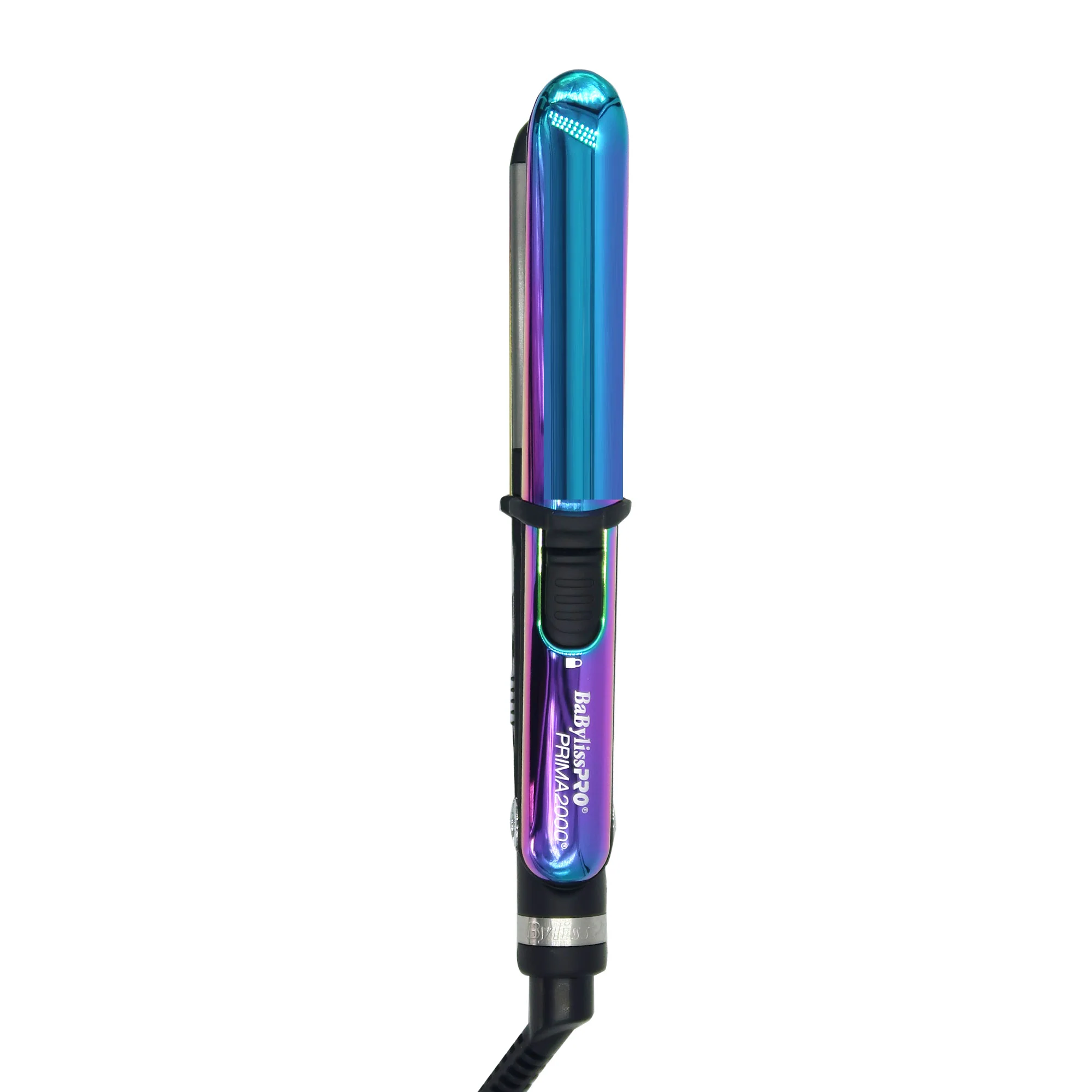 BaByliss Pro Nano Titanium Prima2000 3/4" Stainless Steel Mini Iron Iridescent BNTBRB2000UC with 1" Compact Full Power Curling Wand BNTMWUC - Image 2