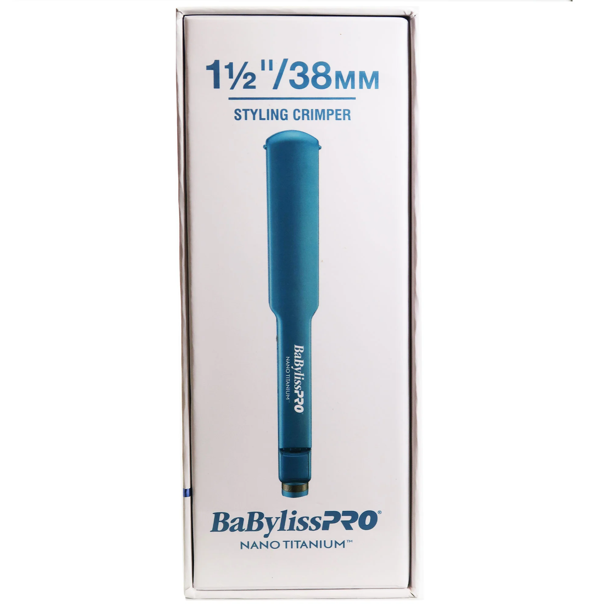 Babyliss Pro Nano Titanium Crimper Styling Iron 1 1/2" BNTCRL3073TUC with Conair Pro Ergo-Grip Vented Brush - Image 7
