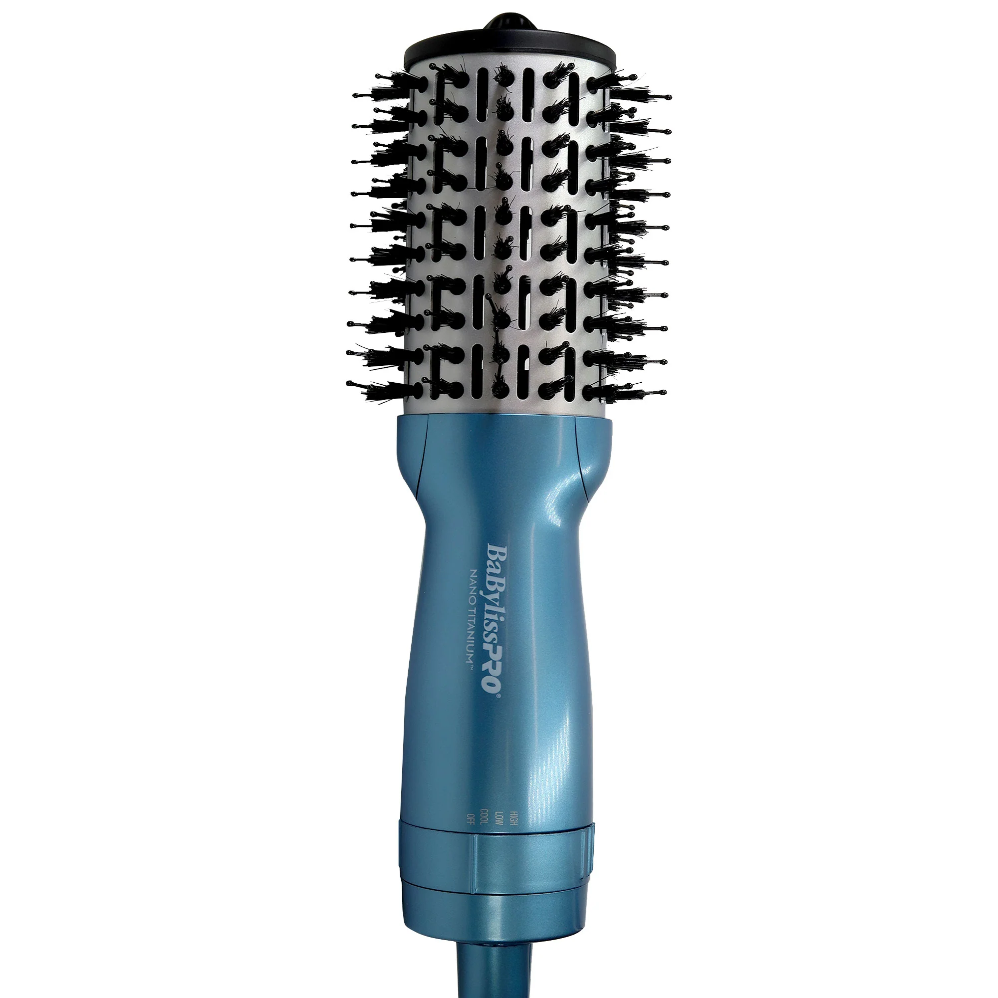 BaByliss Pro Nano Titanium Compact Hot Air Brush 2" with Curling Iron and Conair Pro Ergo-Grip Vented Brush - Image 2