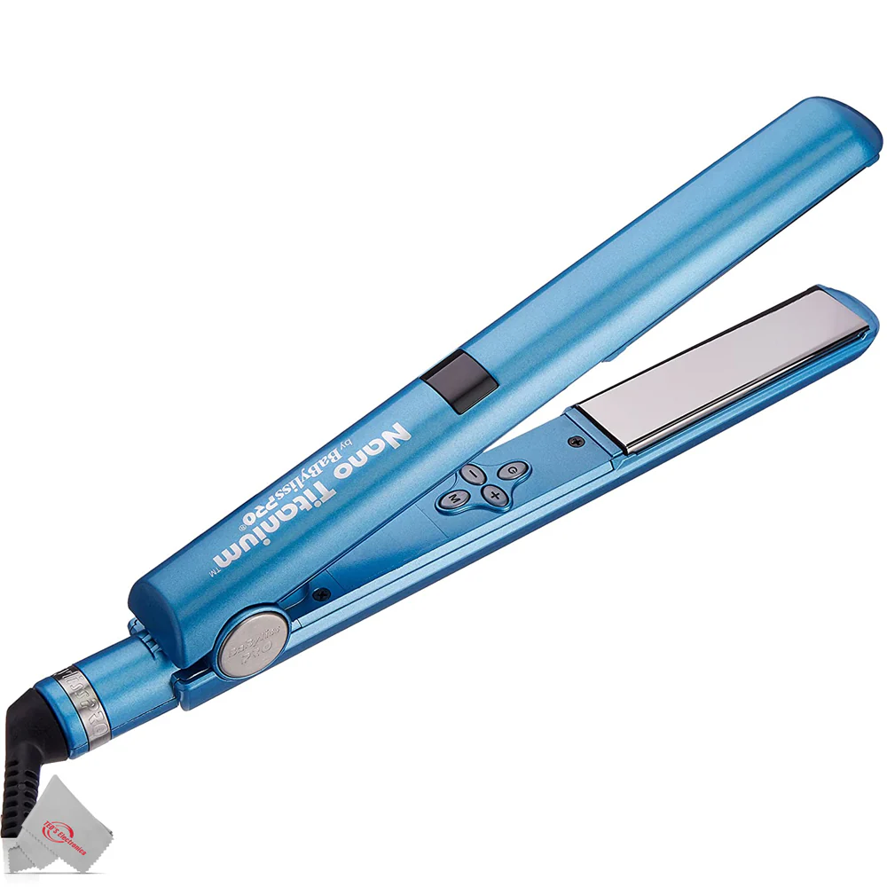 Babyliss Pro Nano Titanium 1" Curling Wand BNTMWUC with 1" Digital Flat Iron BNT4095TUC - Image 5