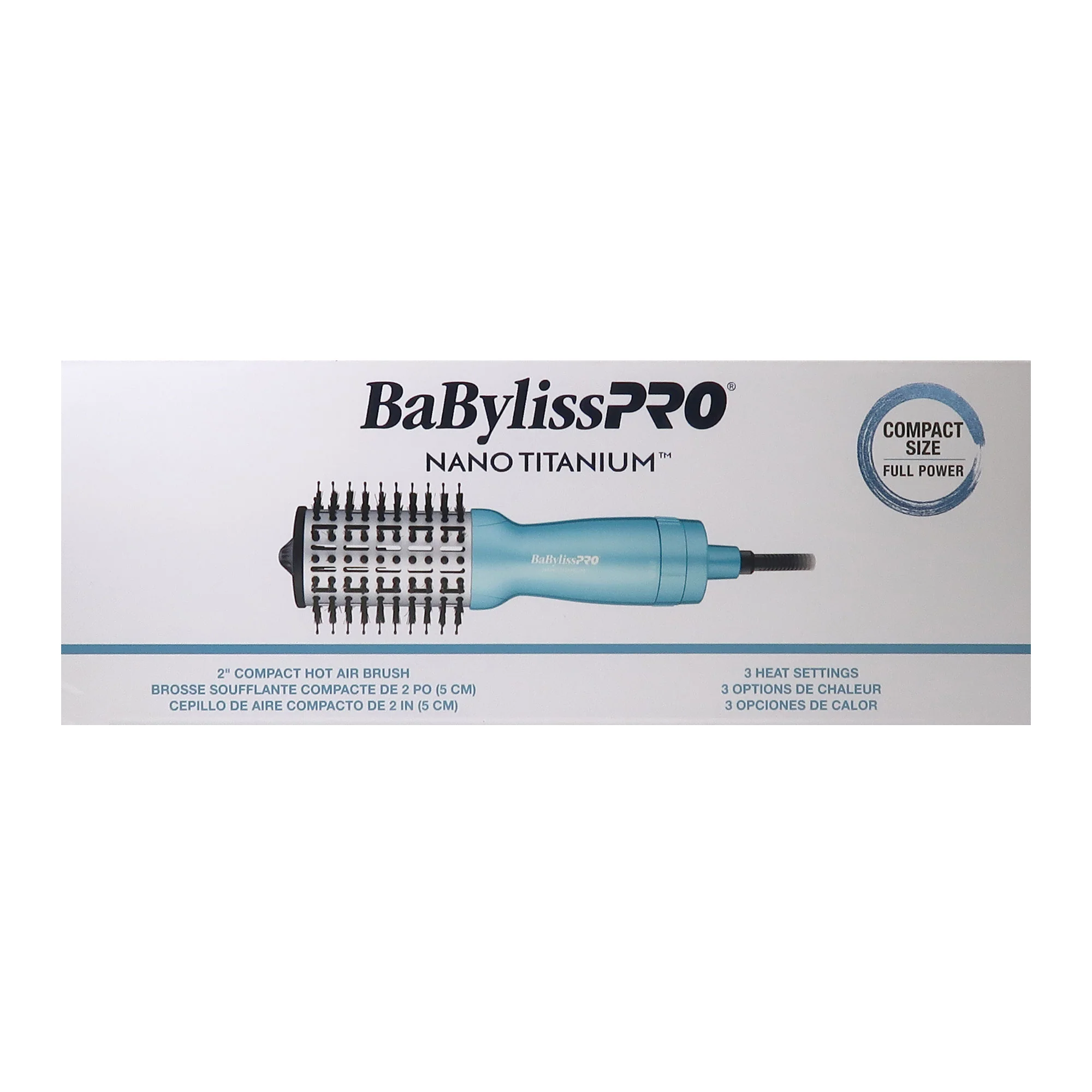 Babyliss Pro Nano Titanium 1" Compact Curling Wand #BNTMWUC with BaByliss Pro Nano Titanium Compact Hot Air Brush 2" #BNTMHBUC - Image 11