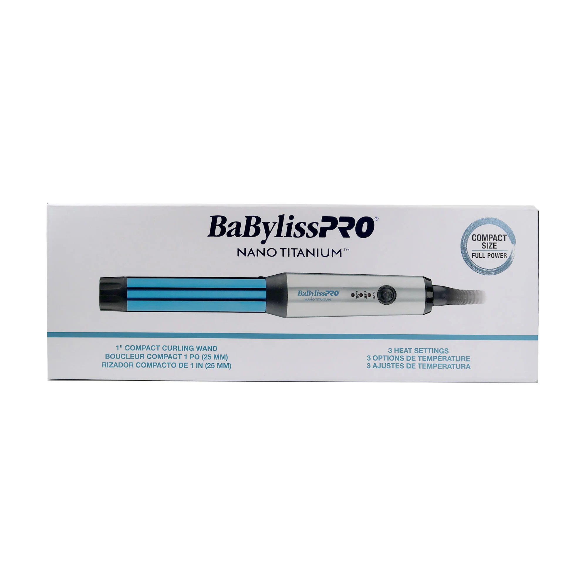 Babyliss Pro Nano Titanium 1" Compact Full Power Curling Wand BNTMWUC with Conair Pro Ergo-Grip Vented Brush - Image 6