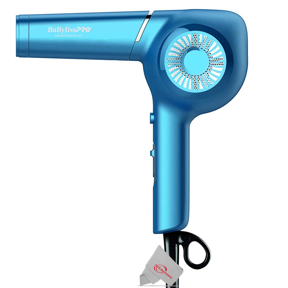 BaByliss Pro Nano Titanium 1" Ultra-Thin Straightener, Pistol-Grip Hair Dryer with BaByliss Pro Nano Titanium Vented Ionic Flat Iron 1½" BNT4093TUC - Image 5