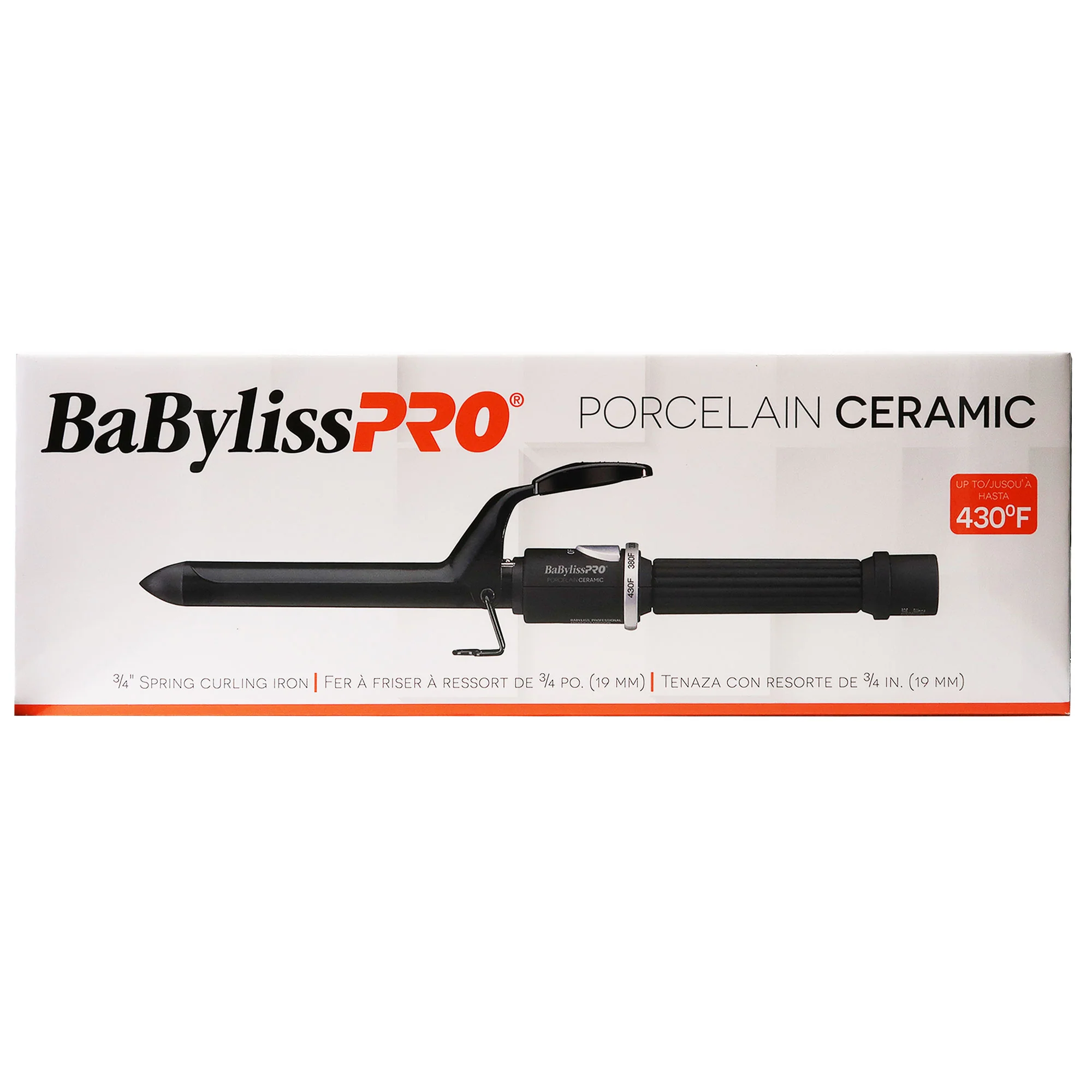 BaByliss Pro Porcelain Ceramic 3/4" Spring Curling Iron and BaByliss Pro Porcelain Ceramic Spring Curling Iron-1 1/4" - Image 5