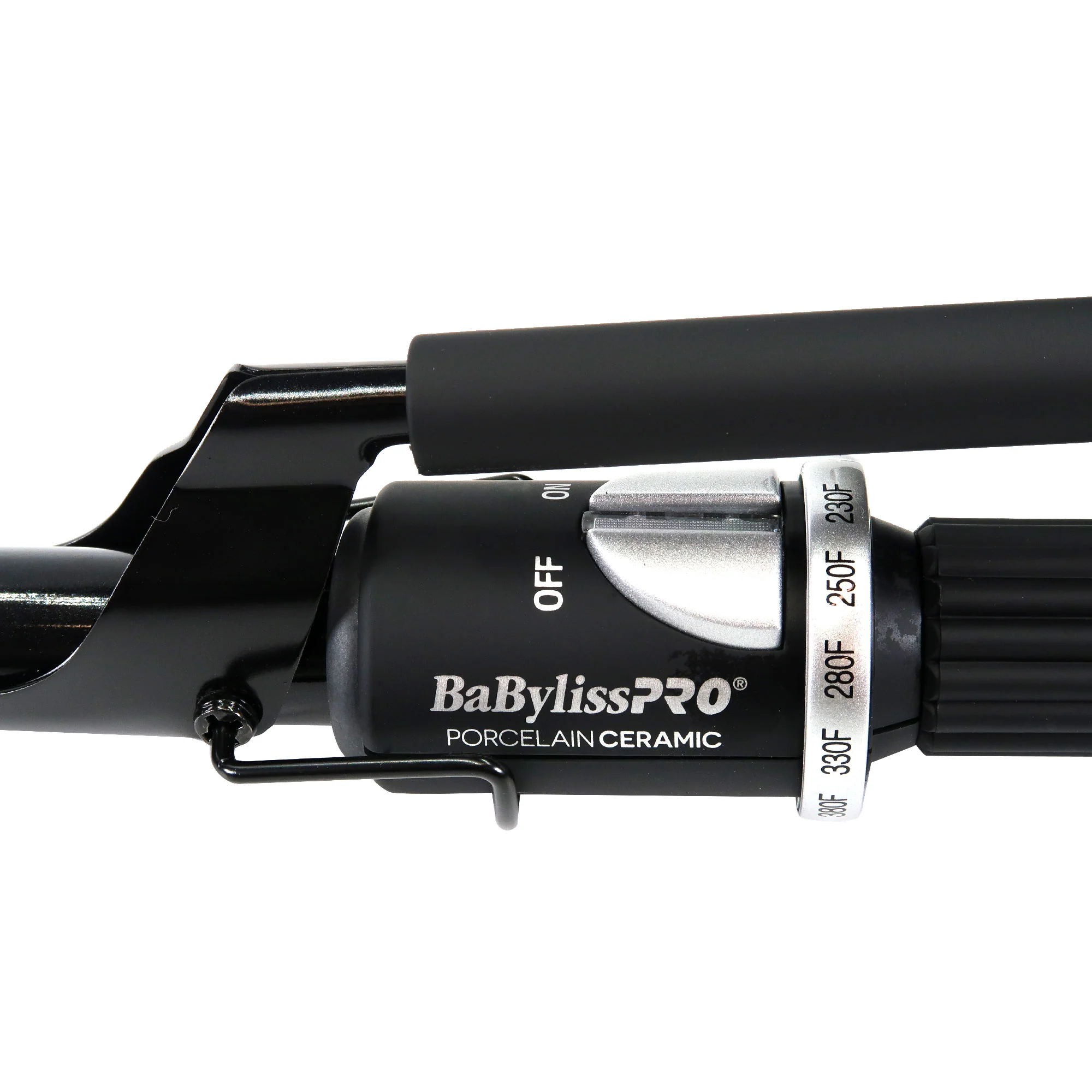BaByliss Pro Porcelain Ceramic Marcel Curling Iron 3/4" BP75MUC with Conair Pro Ergo-Grip Detangler Brush - Image 7
