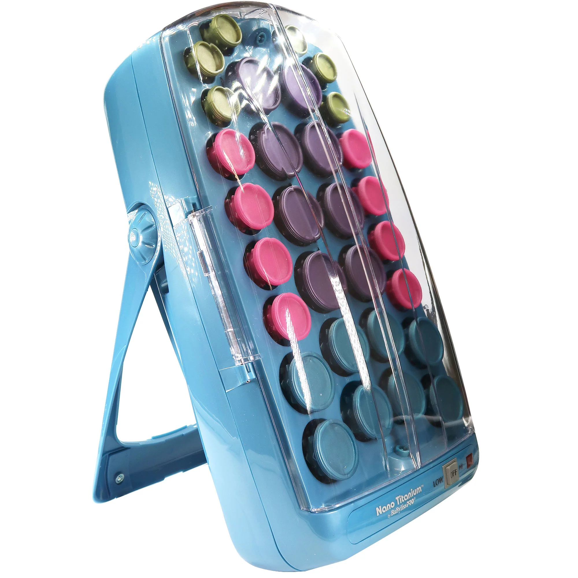 BaByliss Pro Porcelain Ceramic Limited Edition Straightening Iron 1", Spring Curling Iron 1¼" Styling Set BPCPP6UC with Babyliss Pro Nano Titanium 30 Pc Roller Hairsetter BABNTHS43 - Image 6
