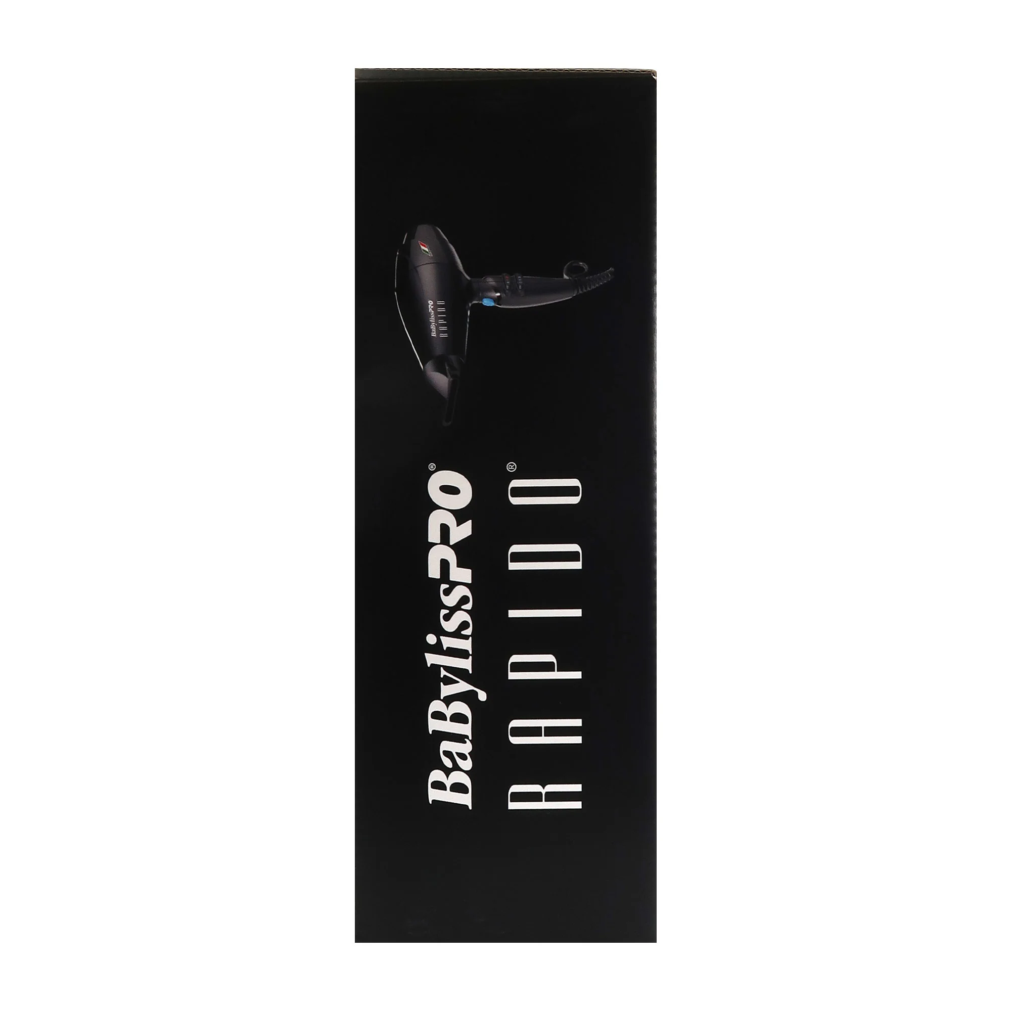 BaByliss Pro Rapido Nano Titanium Italian Performance Lightest Hair Dryer Black #BRAP1 with BaByliss Pro Porcelain Ceramic Marcel 1" Curling Iron BP100MUC - Image 8